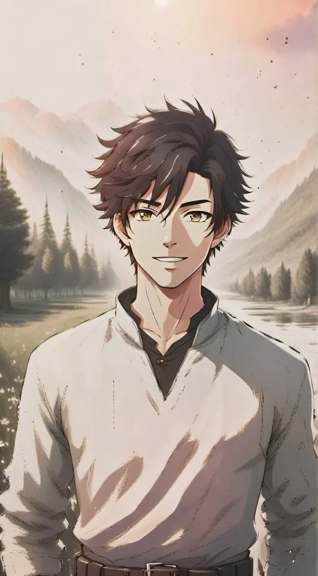 ai character: Артём background