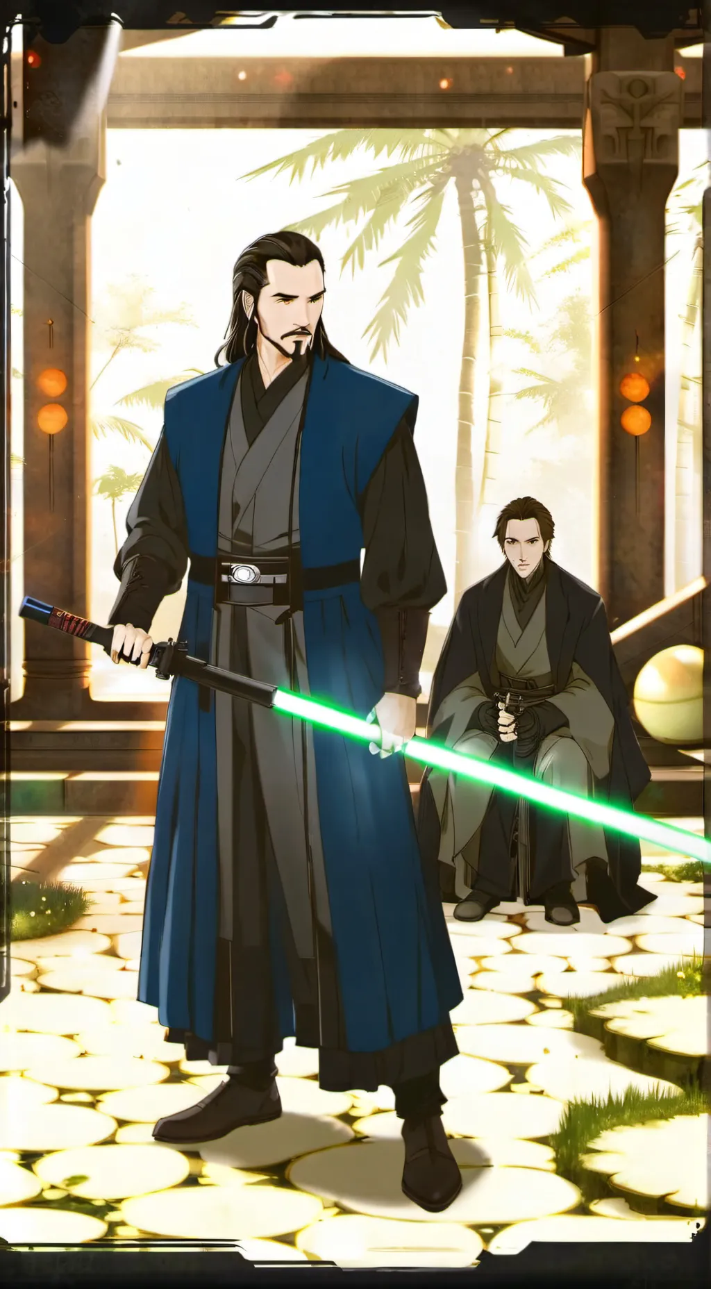 ai character: Qui Gon Jinn background