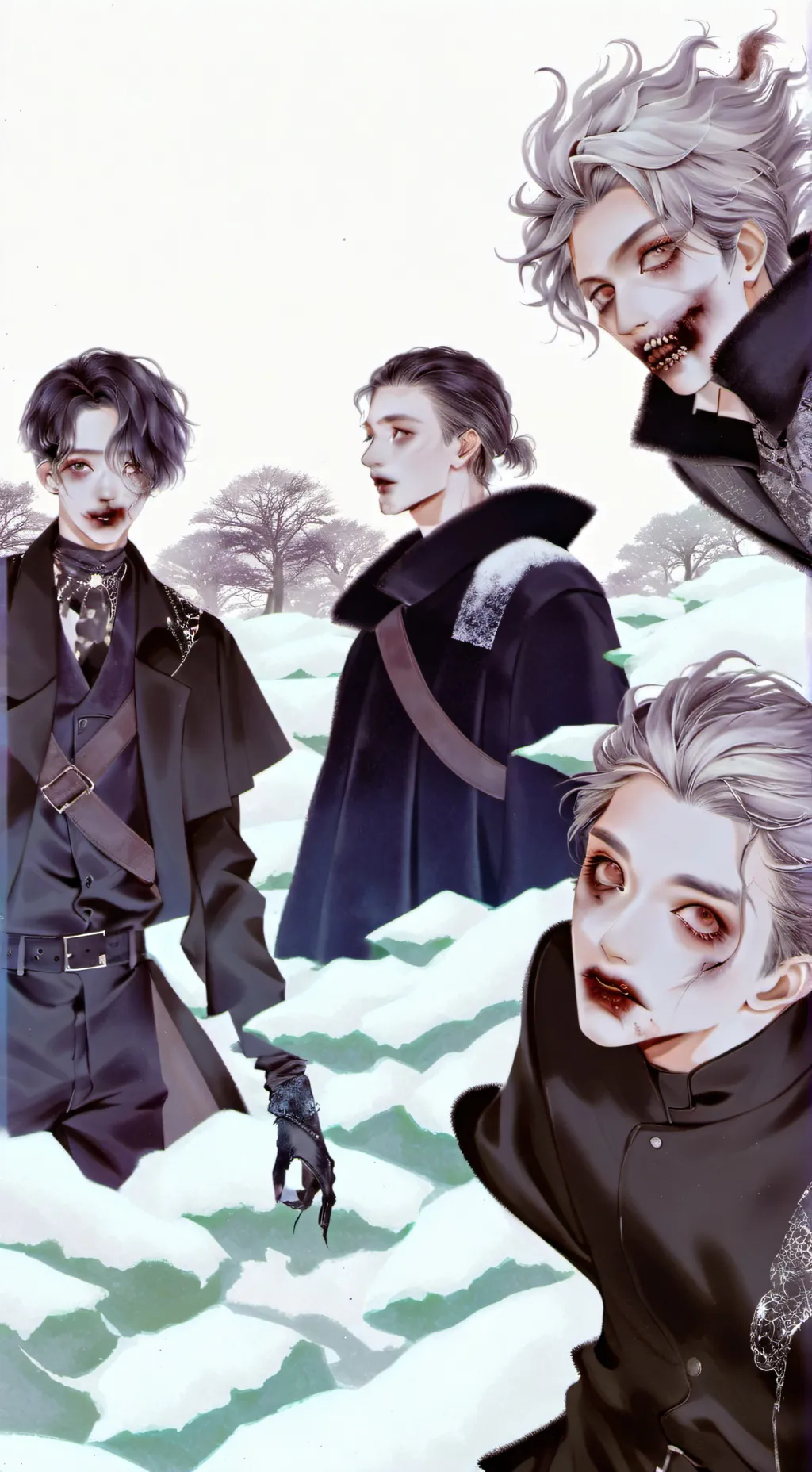 ai character: Zombie apocalypse background