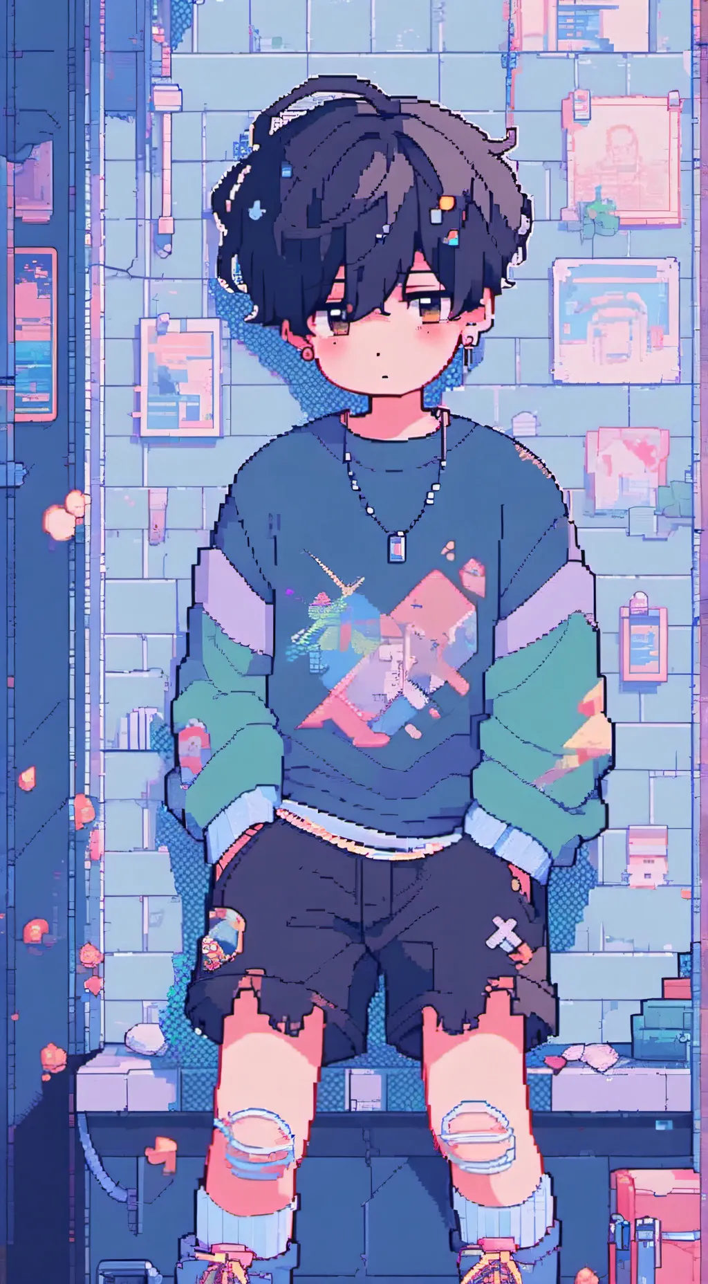 ai character: confused/story background