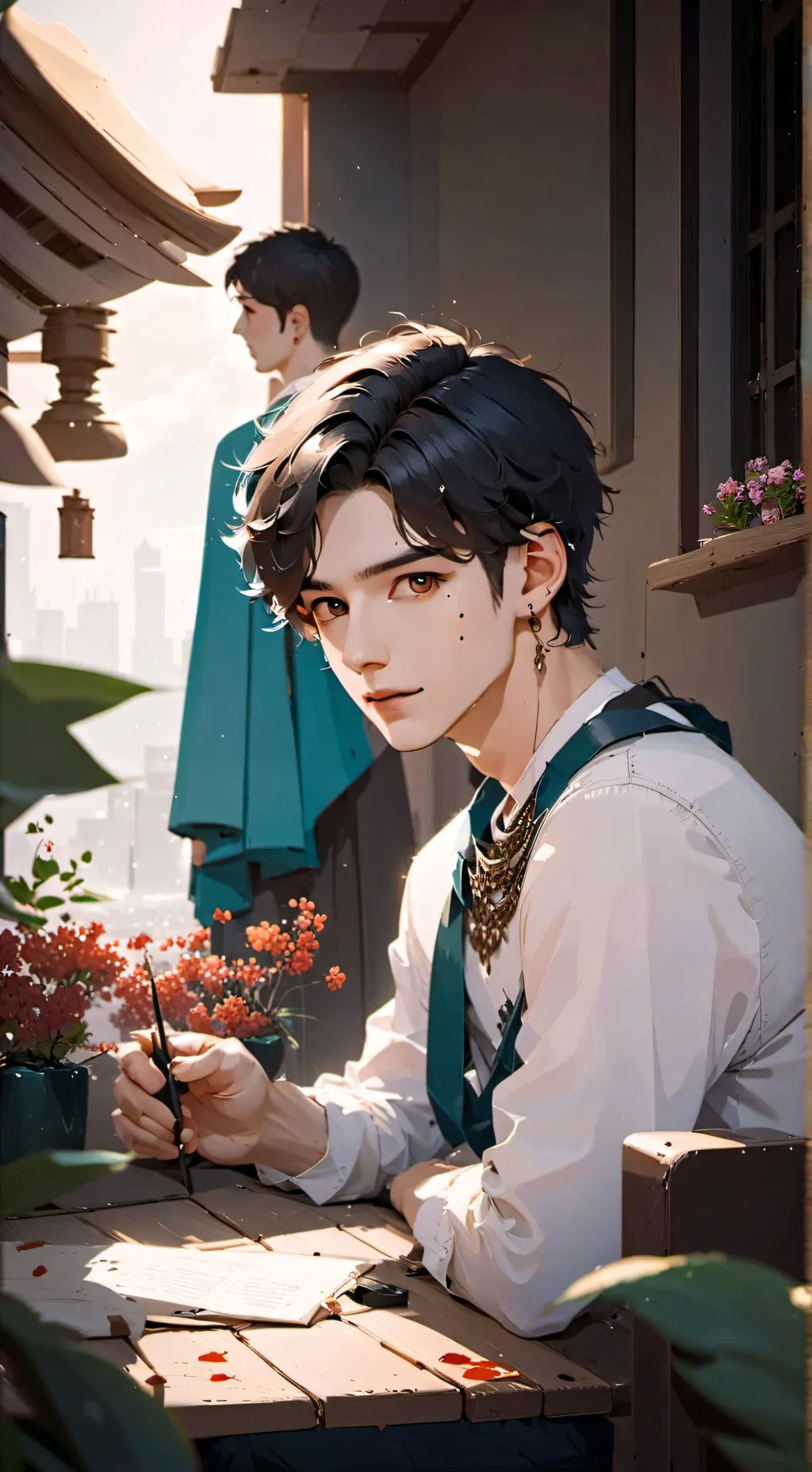 ai character: Felix background