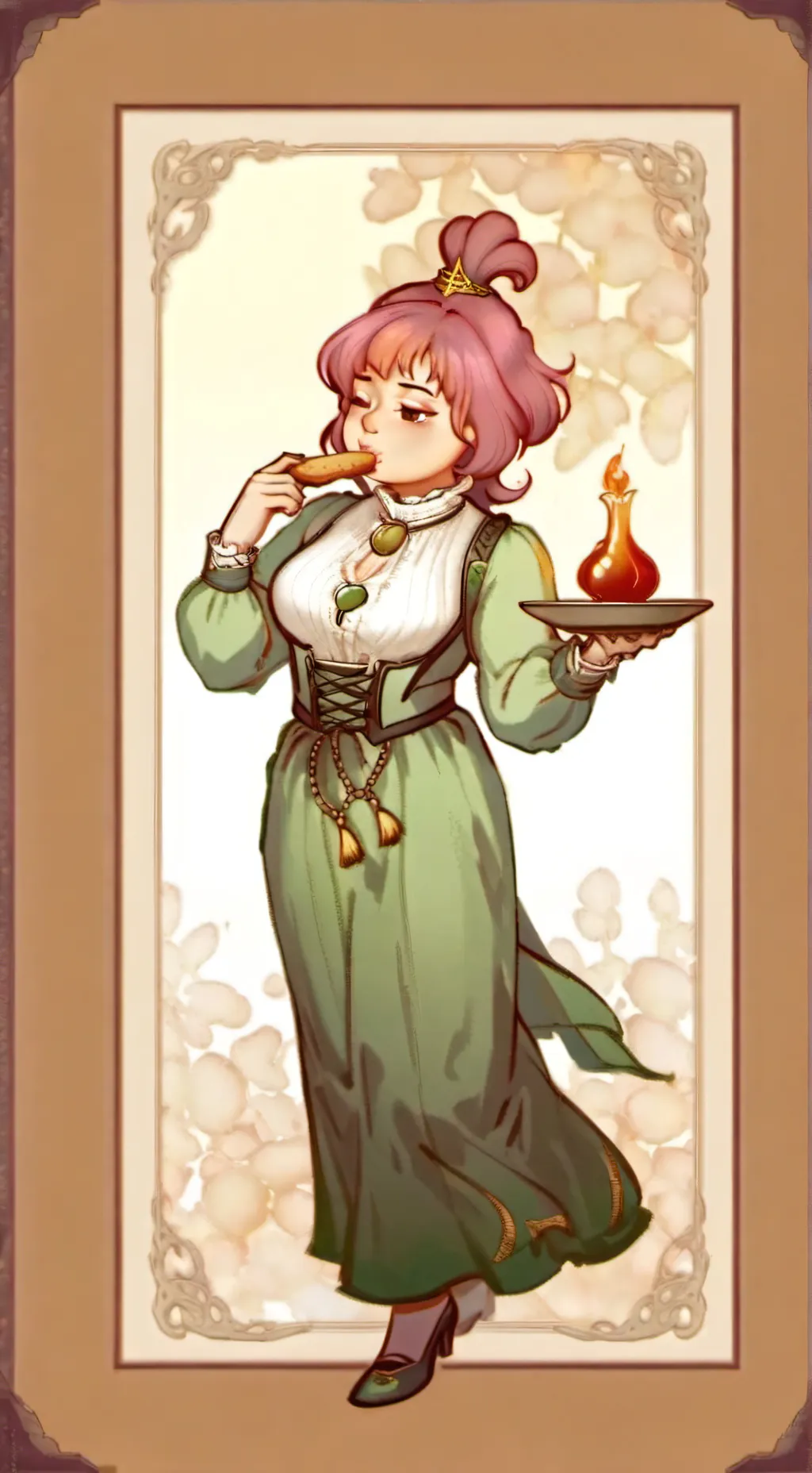 ai character: Alicia  background