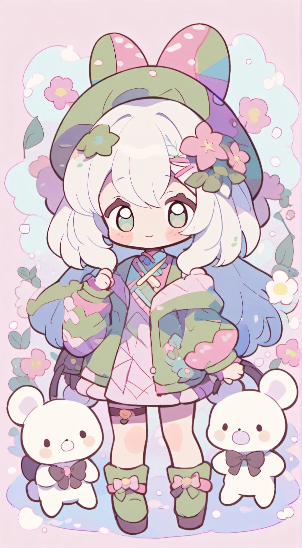 ai character: sprunki girls background