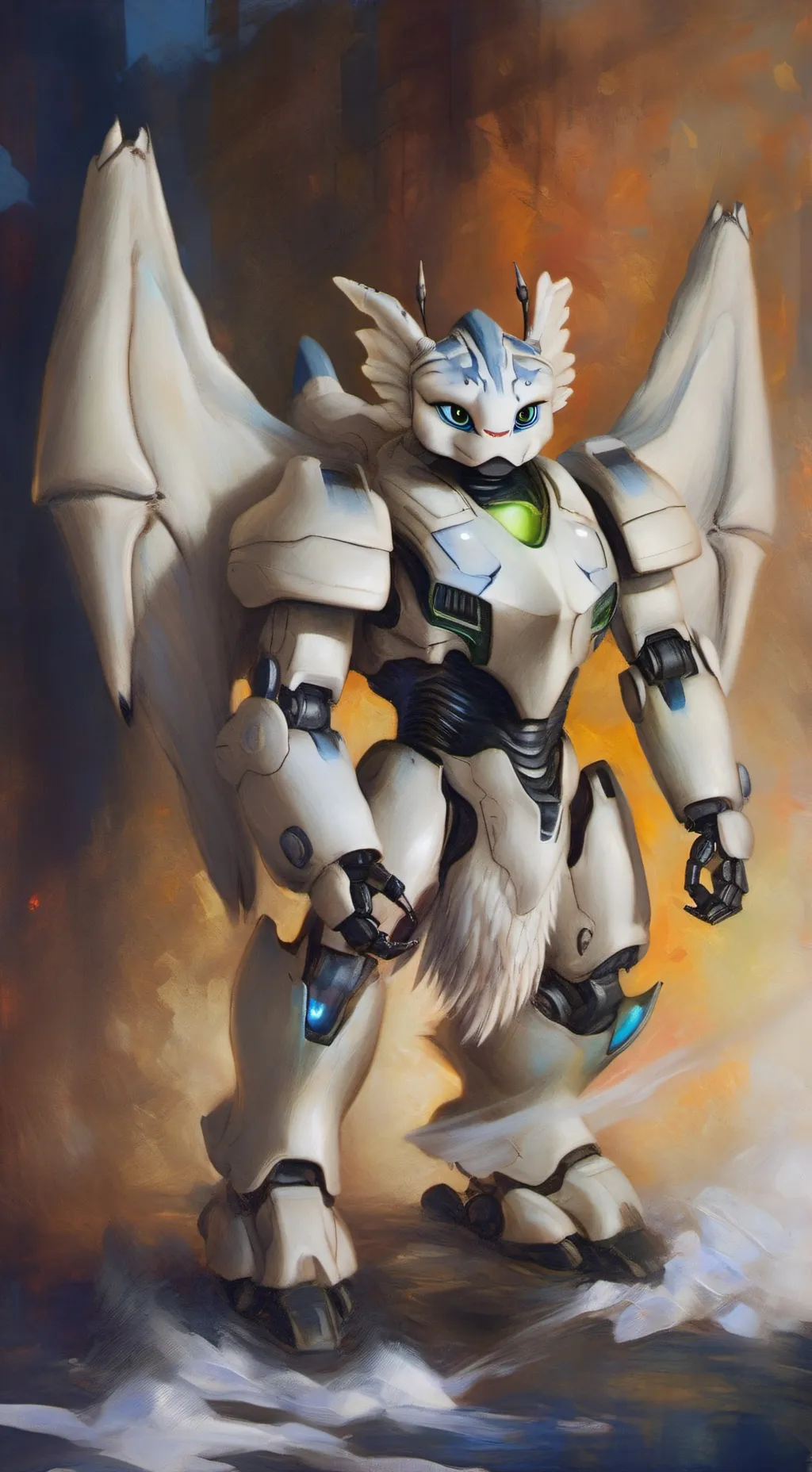 ai character: luna background