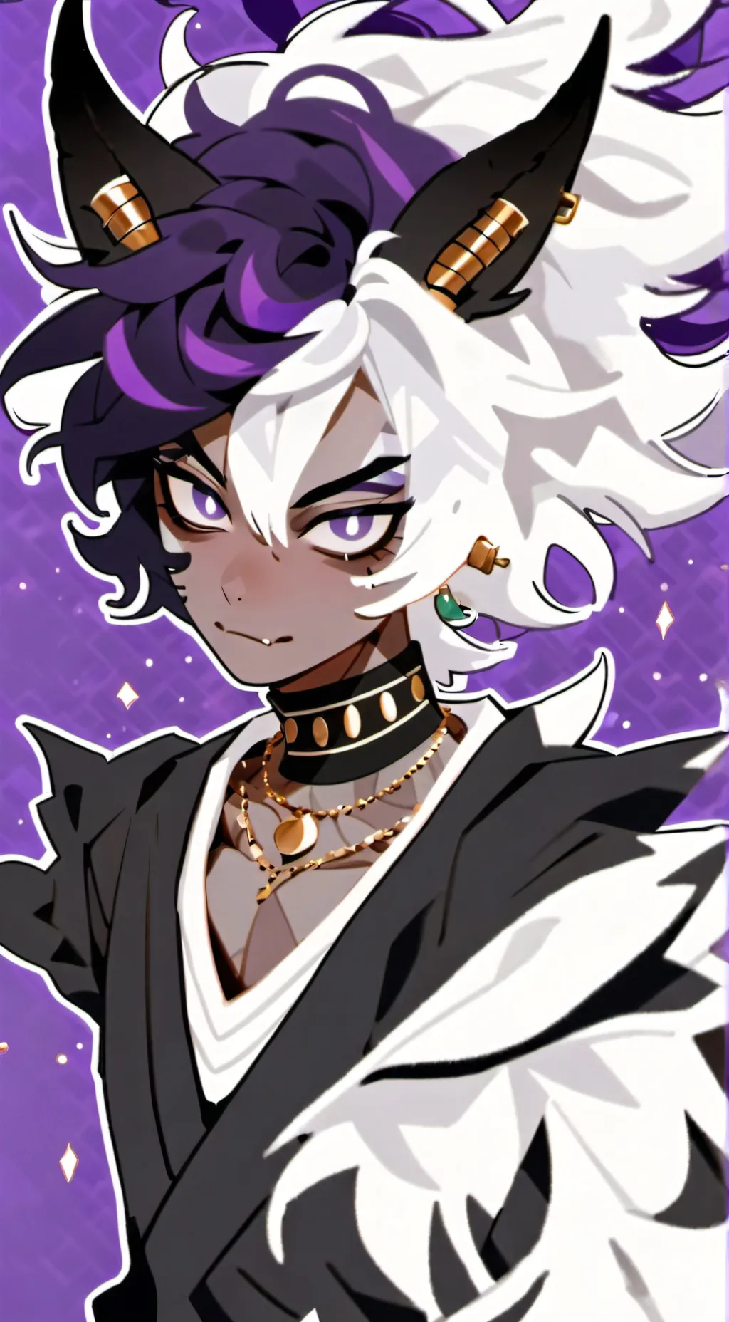 ai character: 💜💀~×XEO×~🌑🩶 background