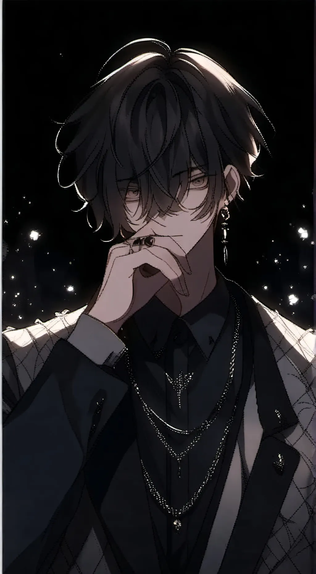 ai character: 🔪❄xander🔪❄ background