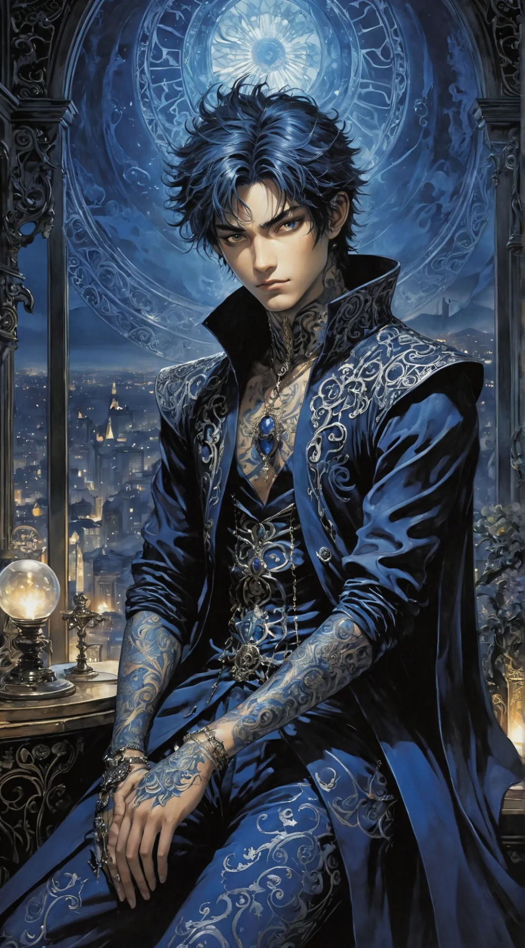 ai character: Raphael background