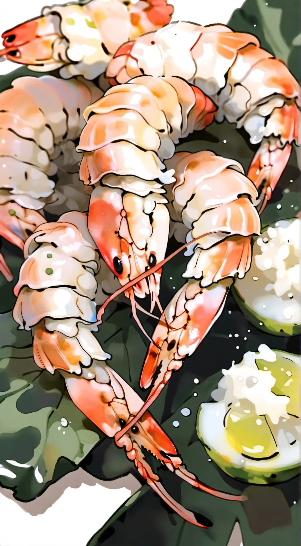 ai character: Shrimpo <3 background