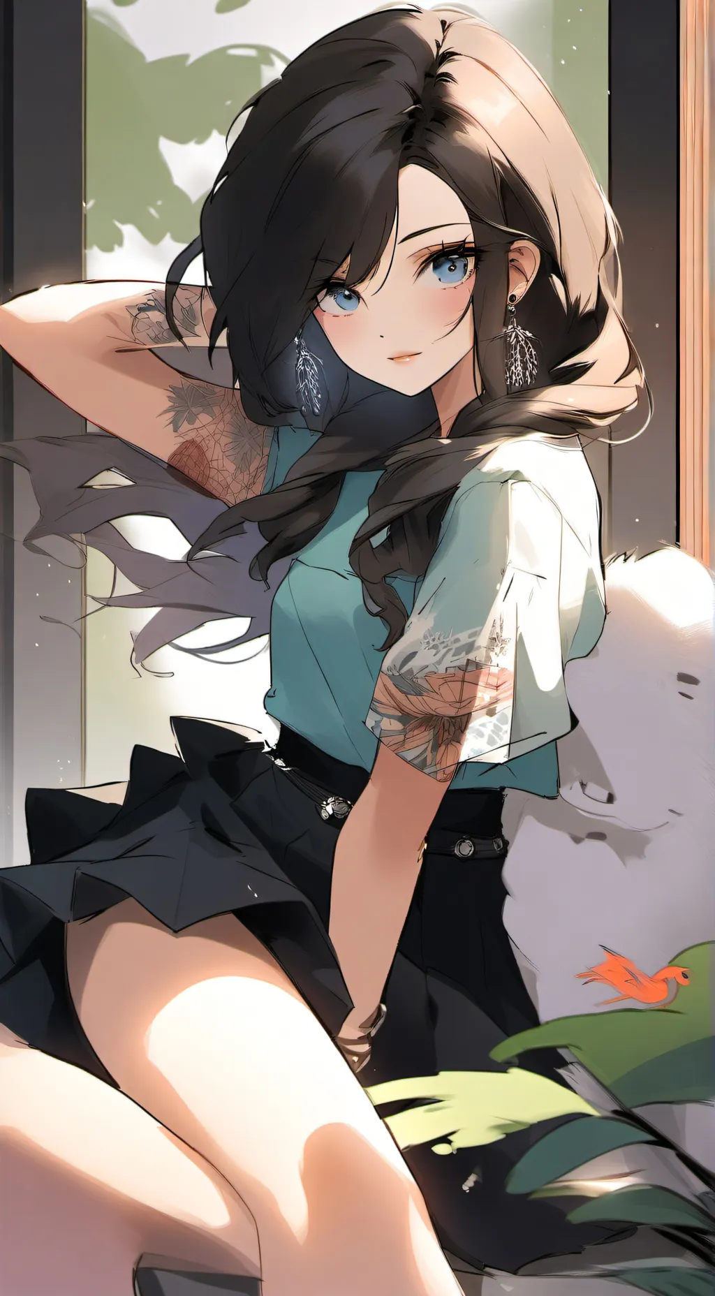 ai character: lily background