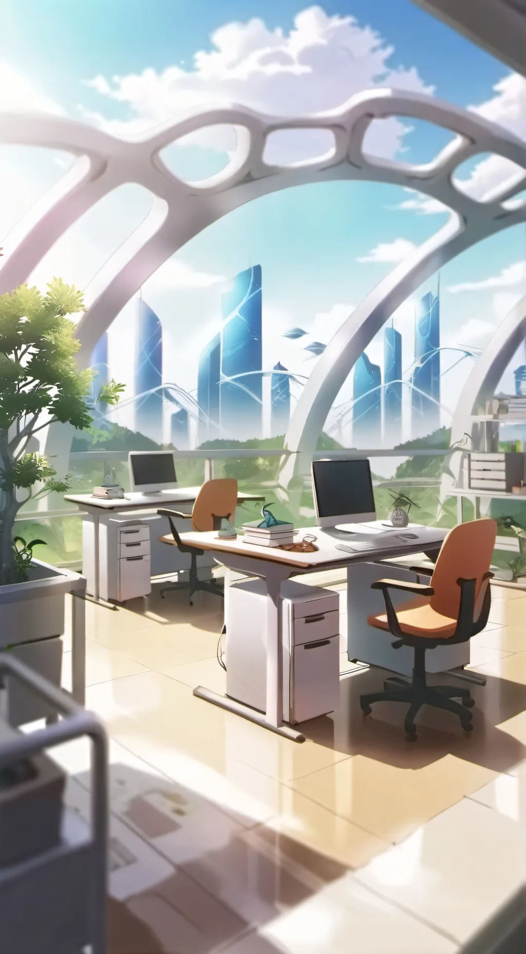 ai character: magic school background