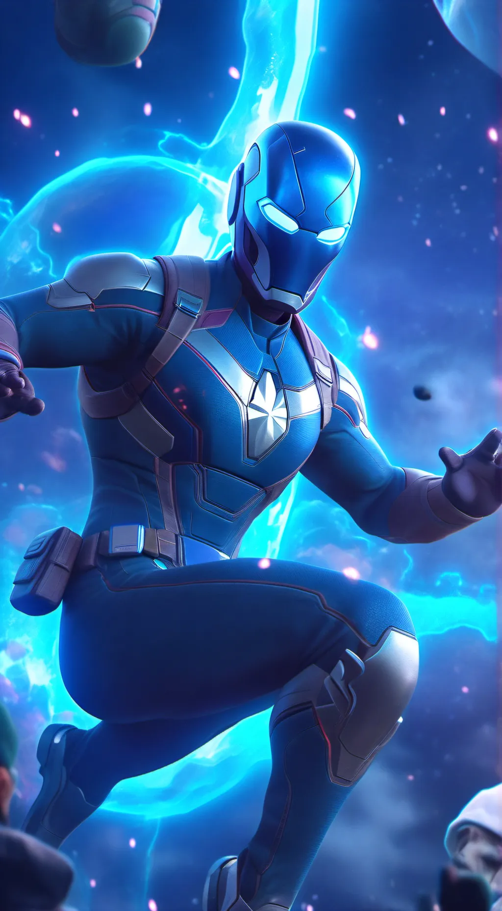 ai character: Advengers vs Hydra background