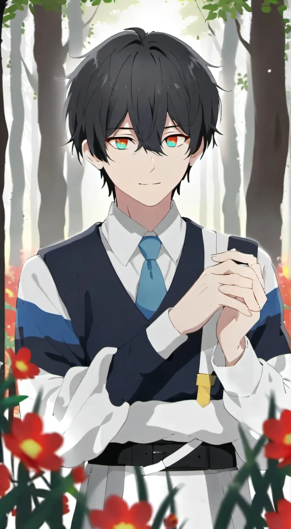 ai character: Идзуми background