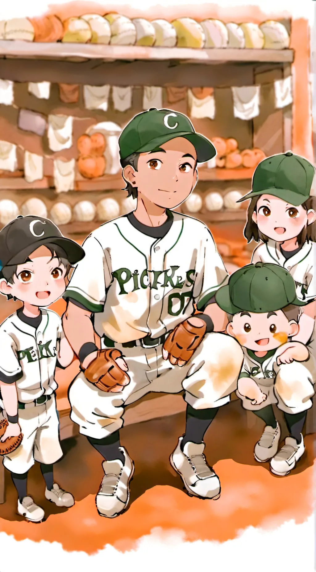 ai character: Win or lose background