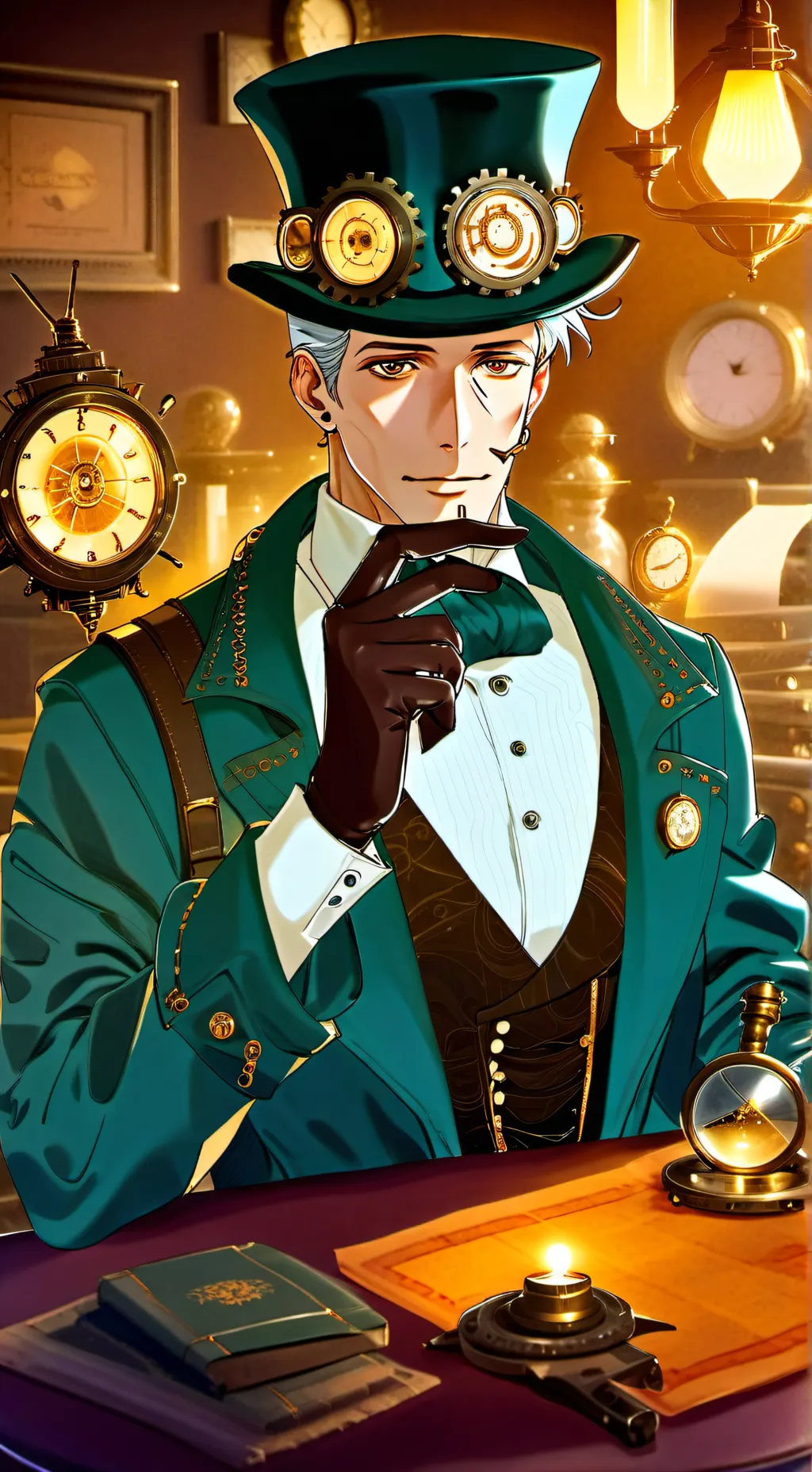 ai character: Professor Phantasm background