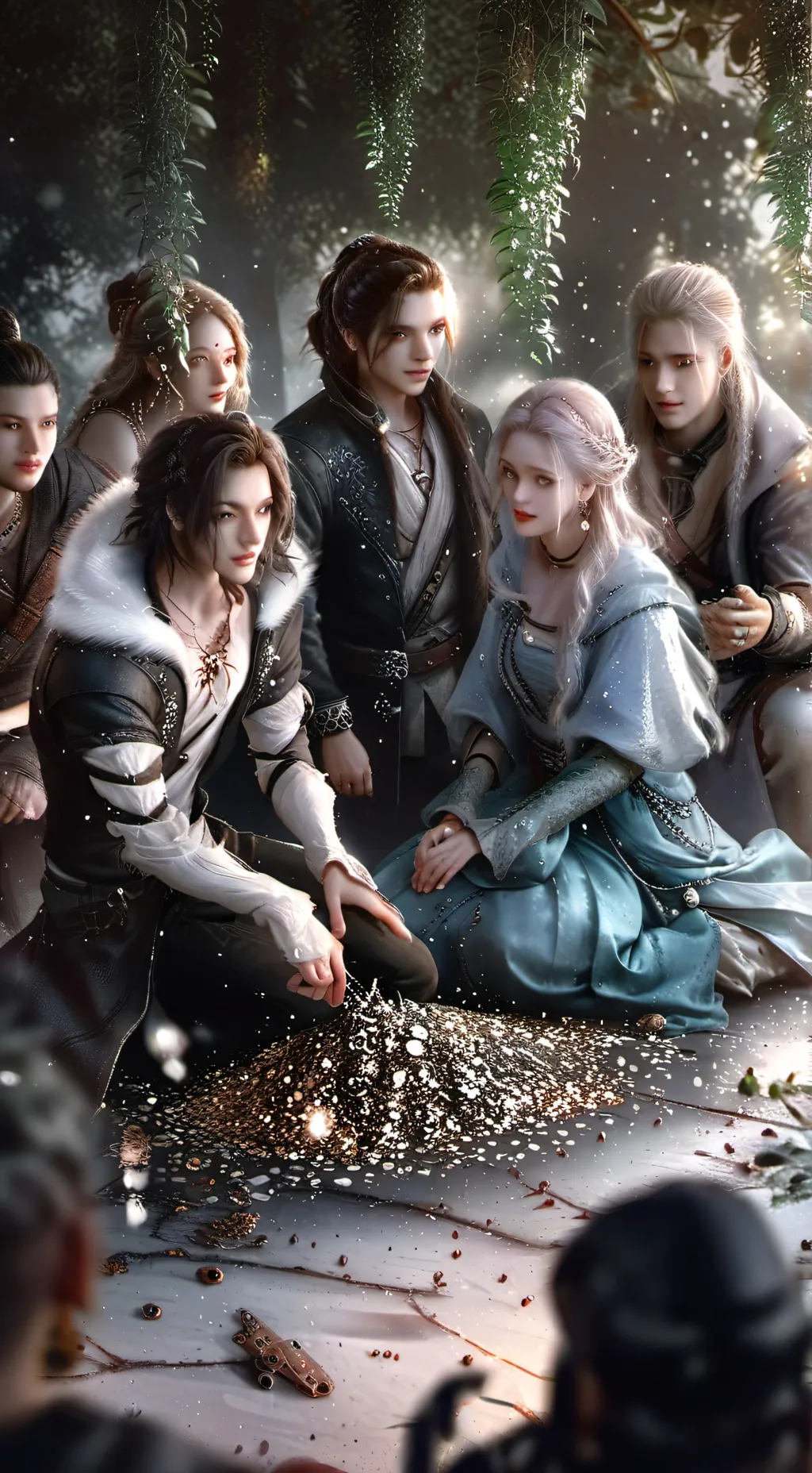 ai character: Kny Drama~ background