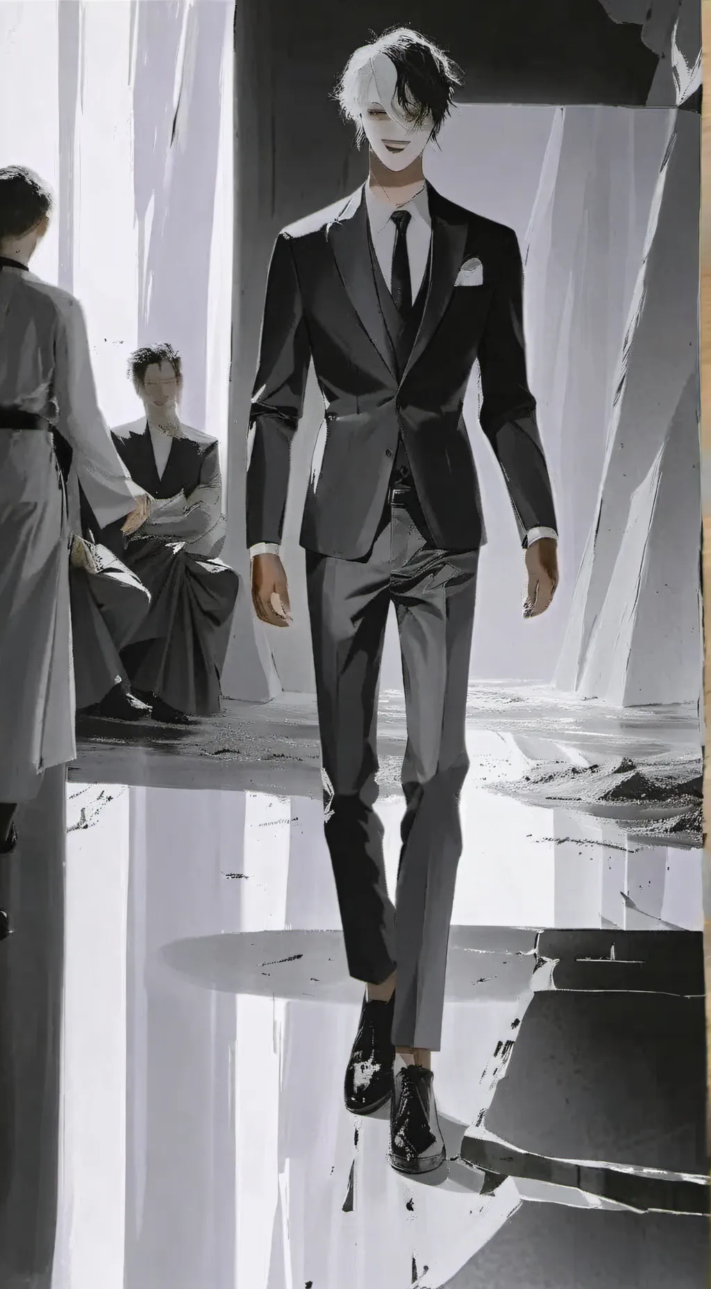 ai character:  сэк background