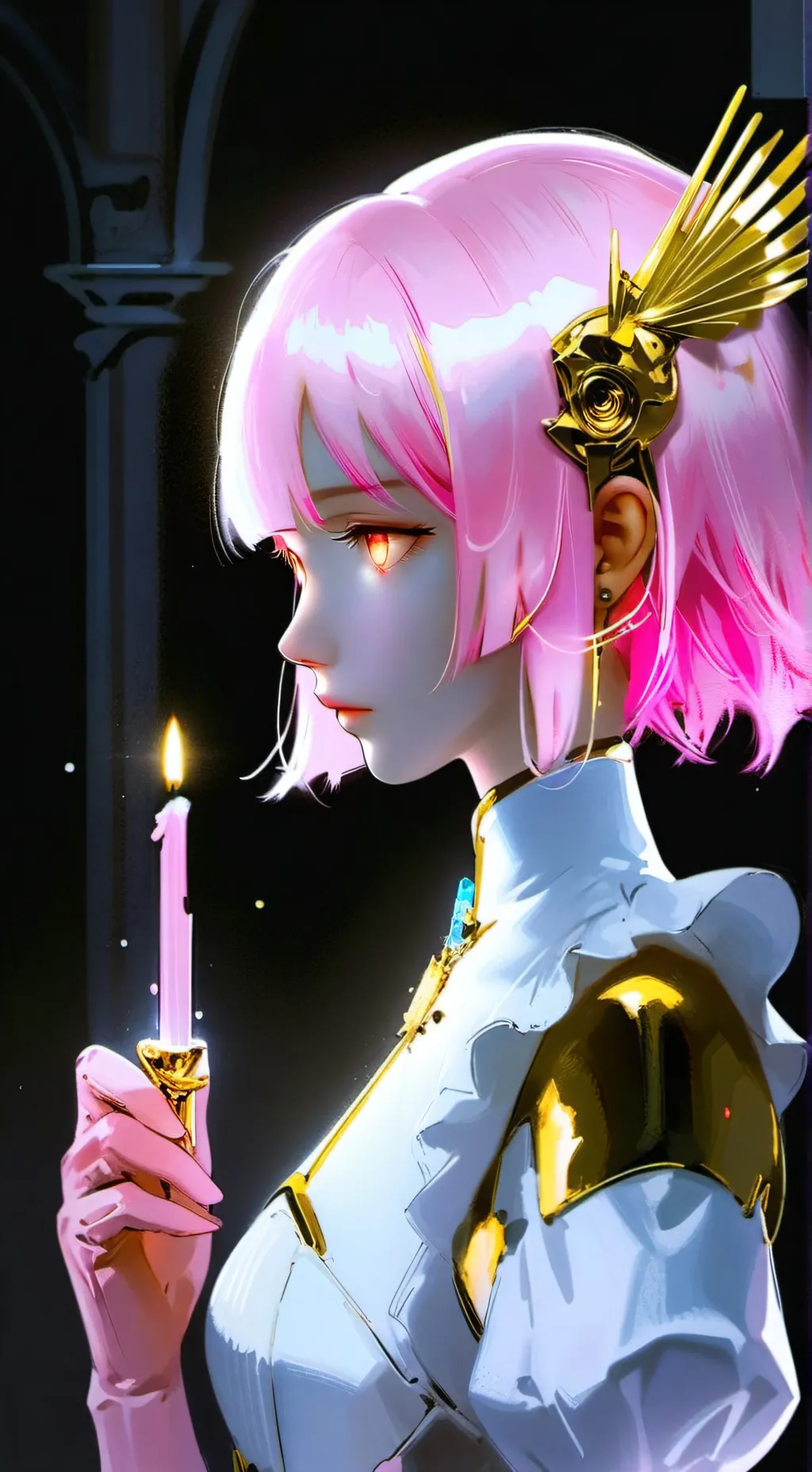 ai character: Not a ghost  background