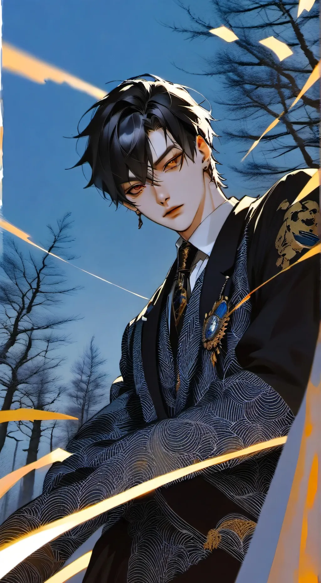 ai character: Рейден background