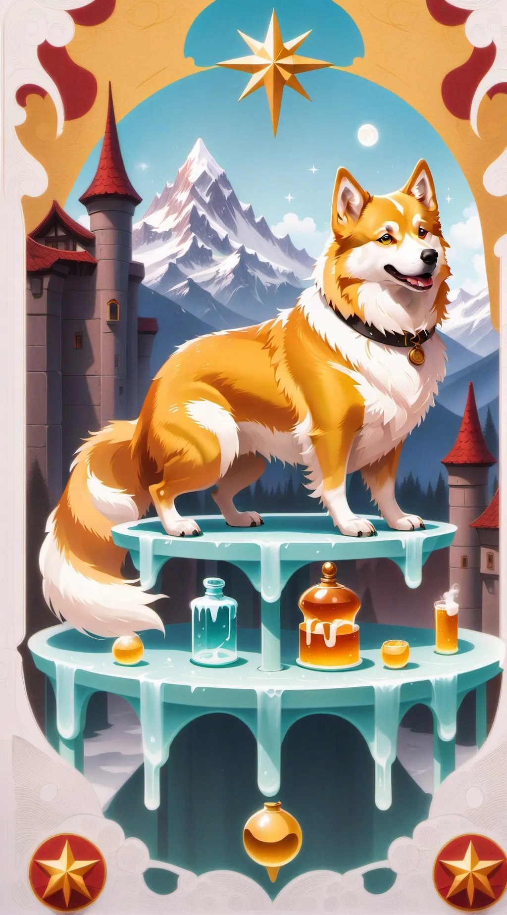 ai character: chikin nuggit hate background