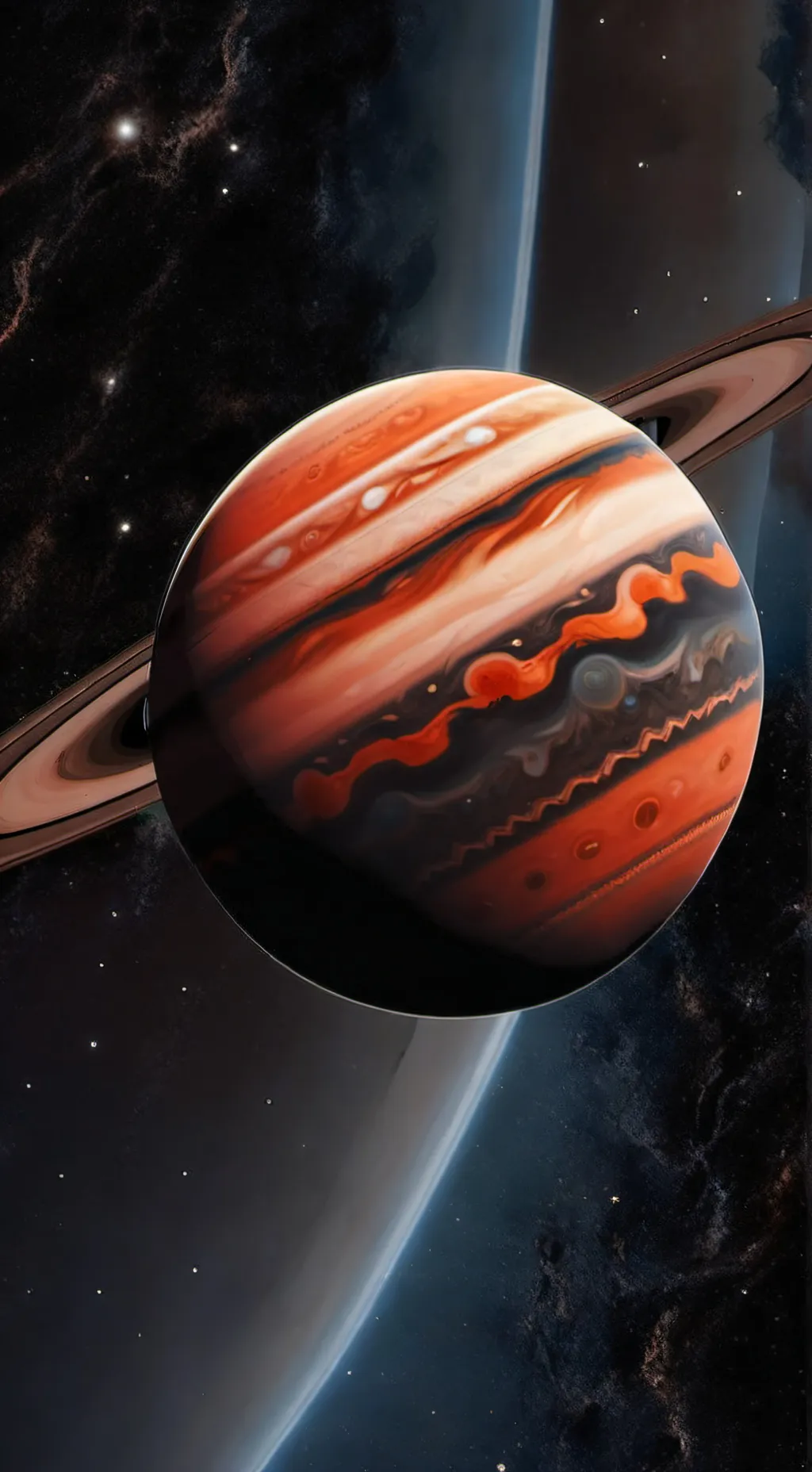 ai character: jupiter background