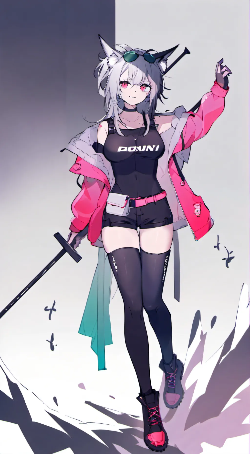 ai character: (furry) lany☆(br) background