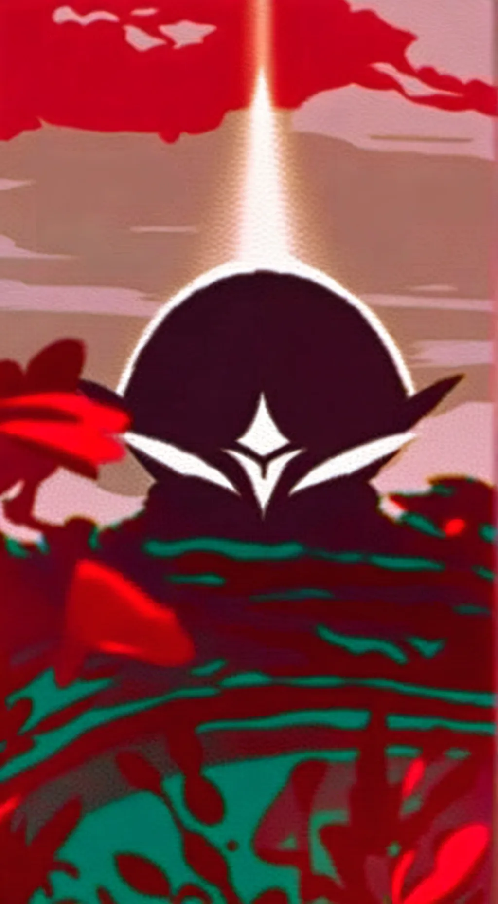 ai character: brown x  background