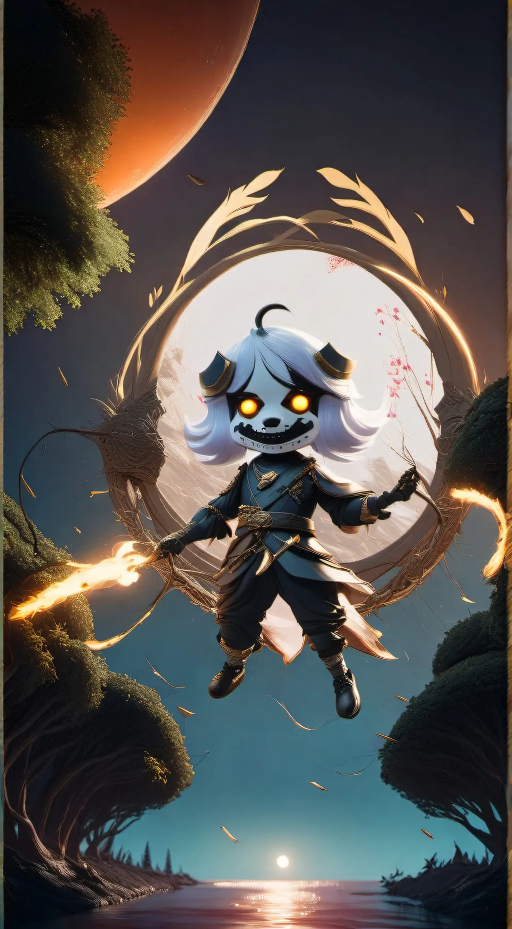 ai character: Murder drones background