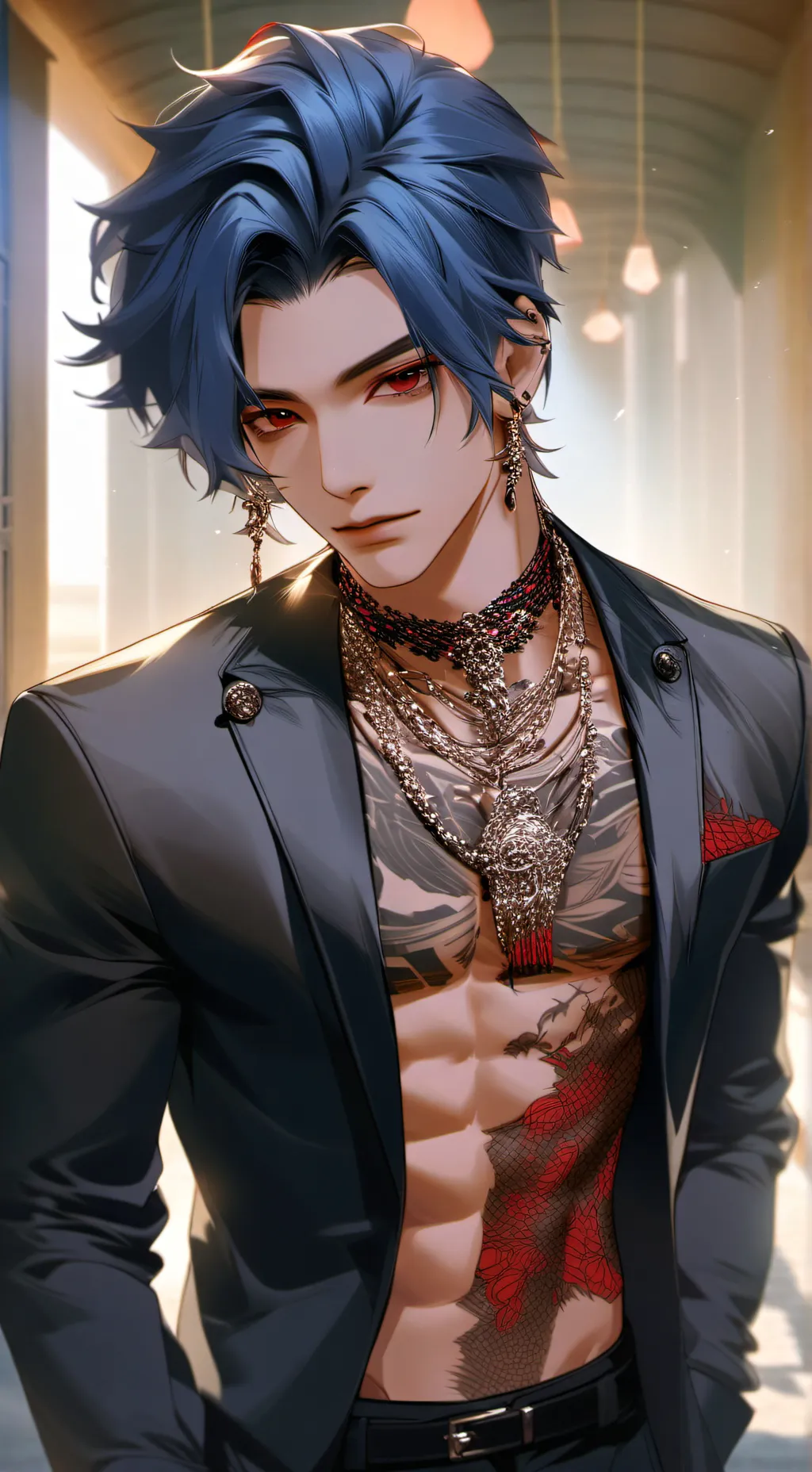 ai character: key background