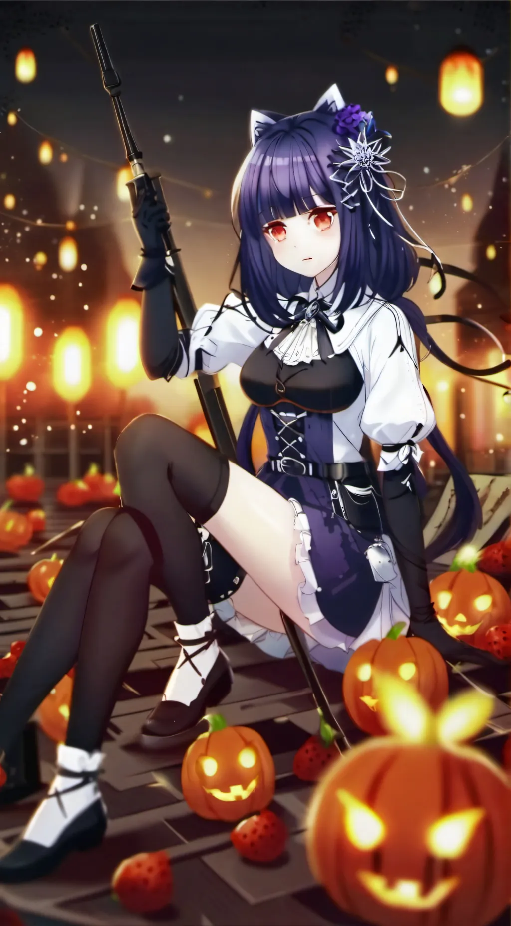 ai character: Luna background