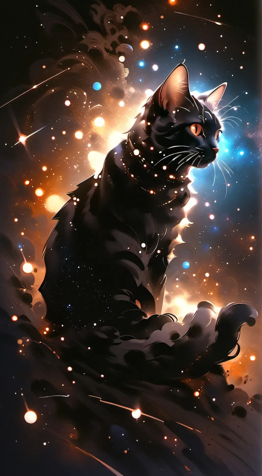 ai character: A Cat background