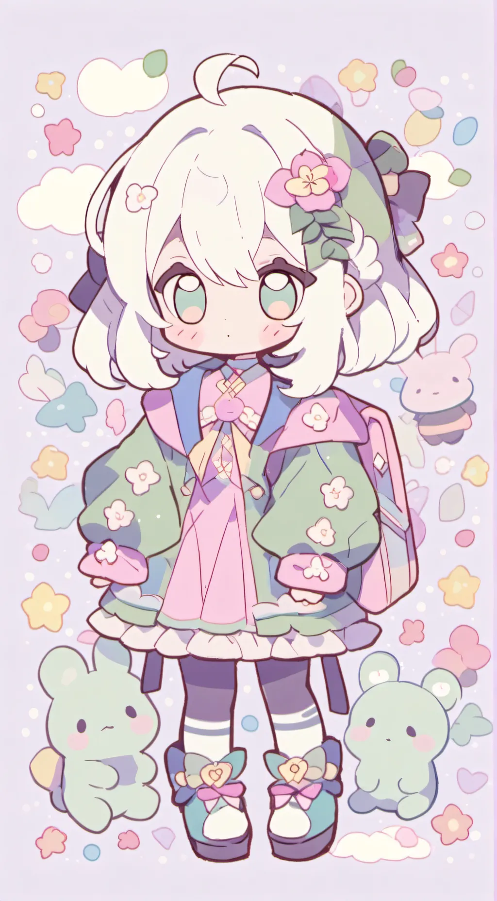 ai character: Bakudeku background