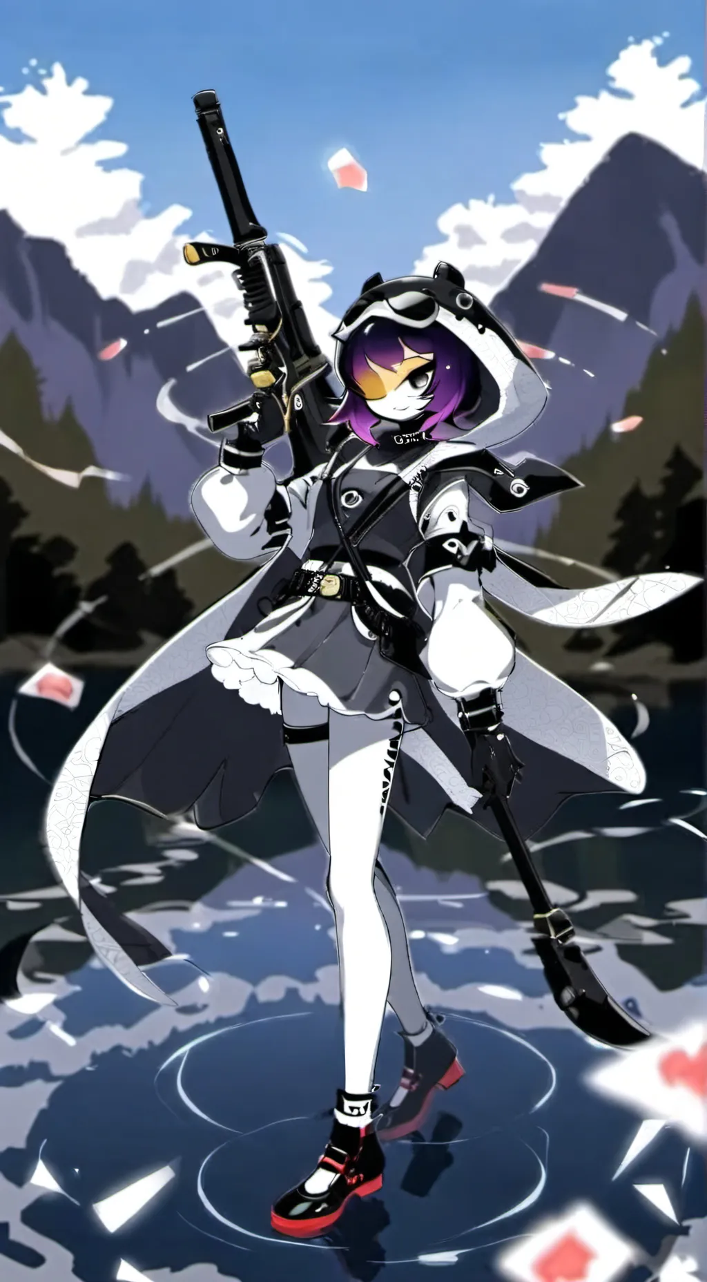 ai character: murder drones👊🤑 background