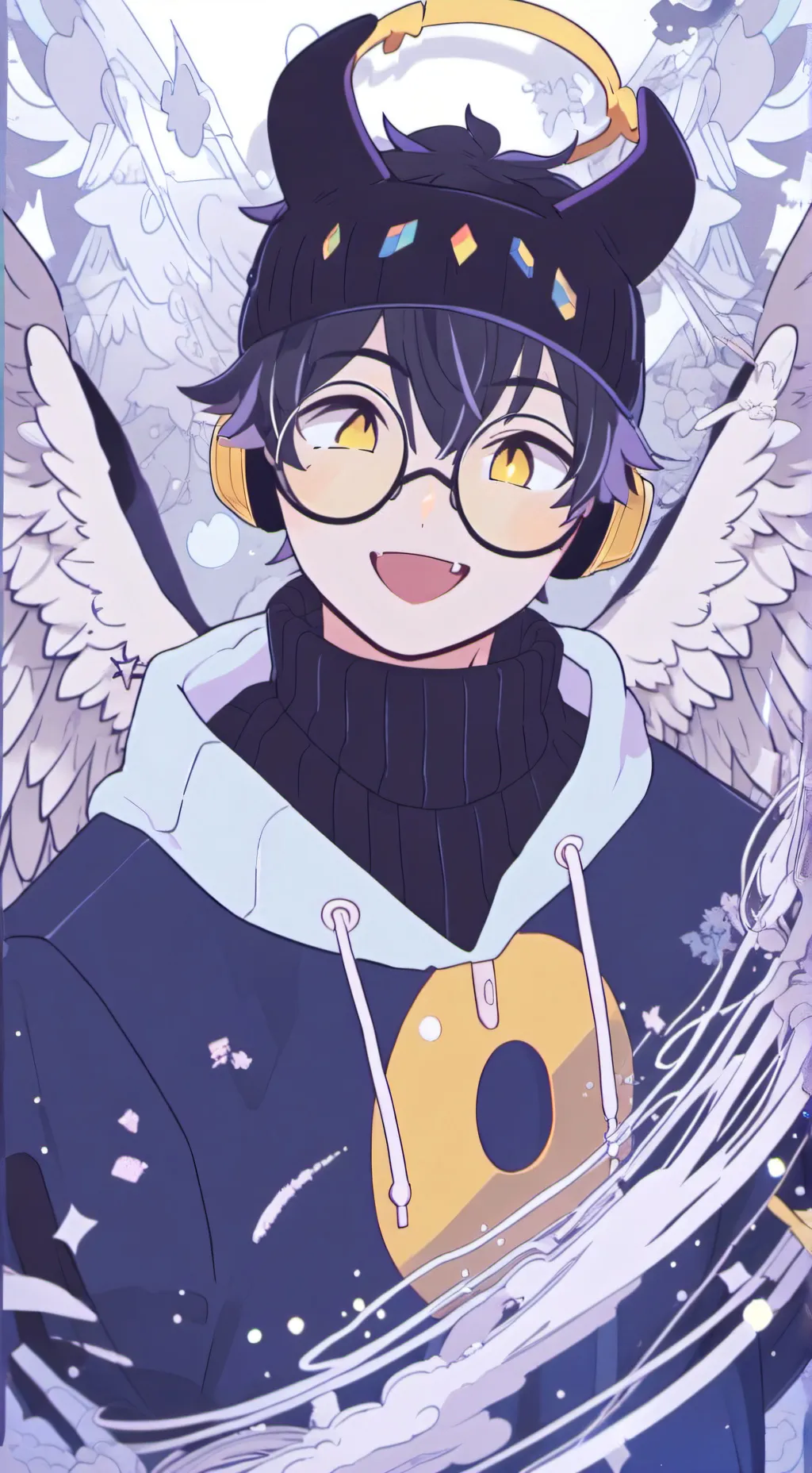 ai character: Adam  background