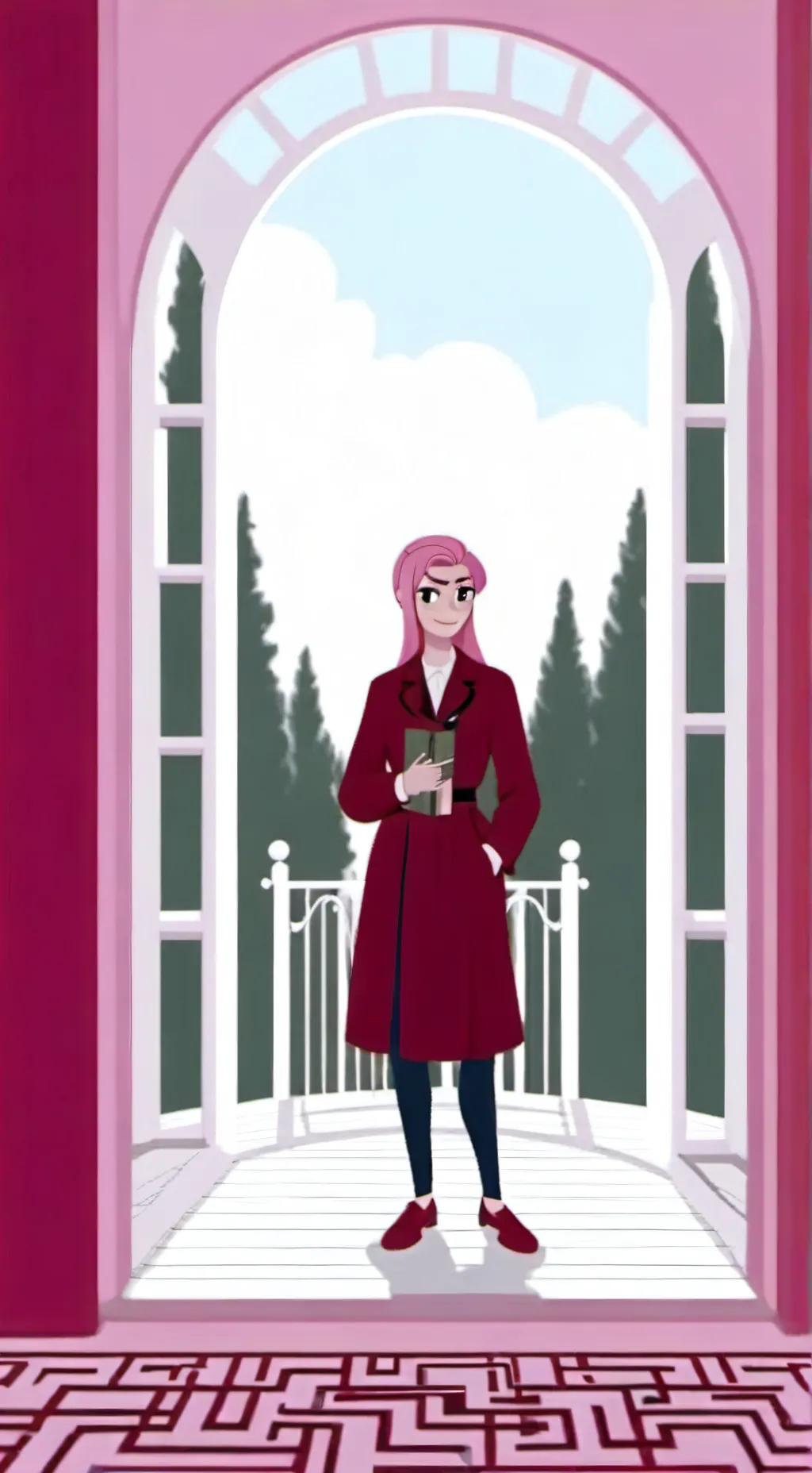 ai character: Пинки пай background