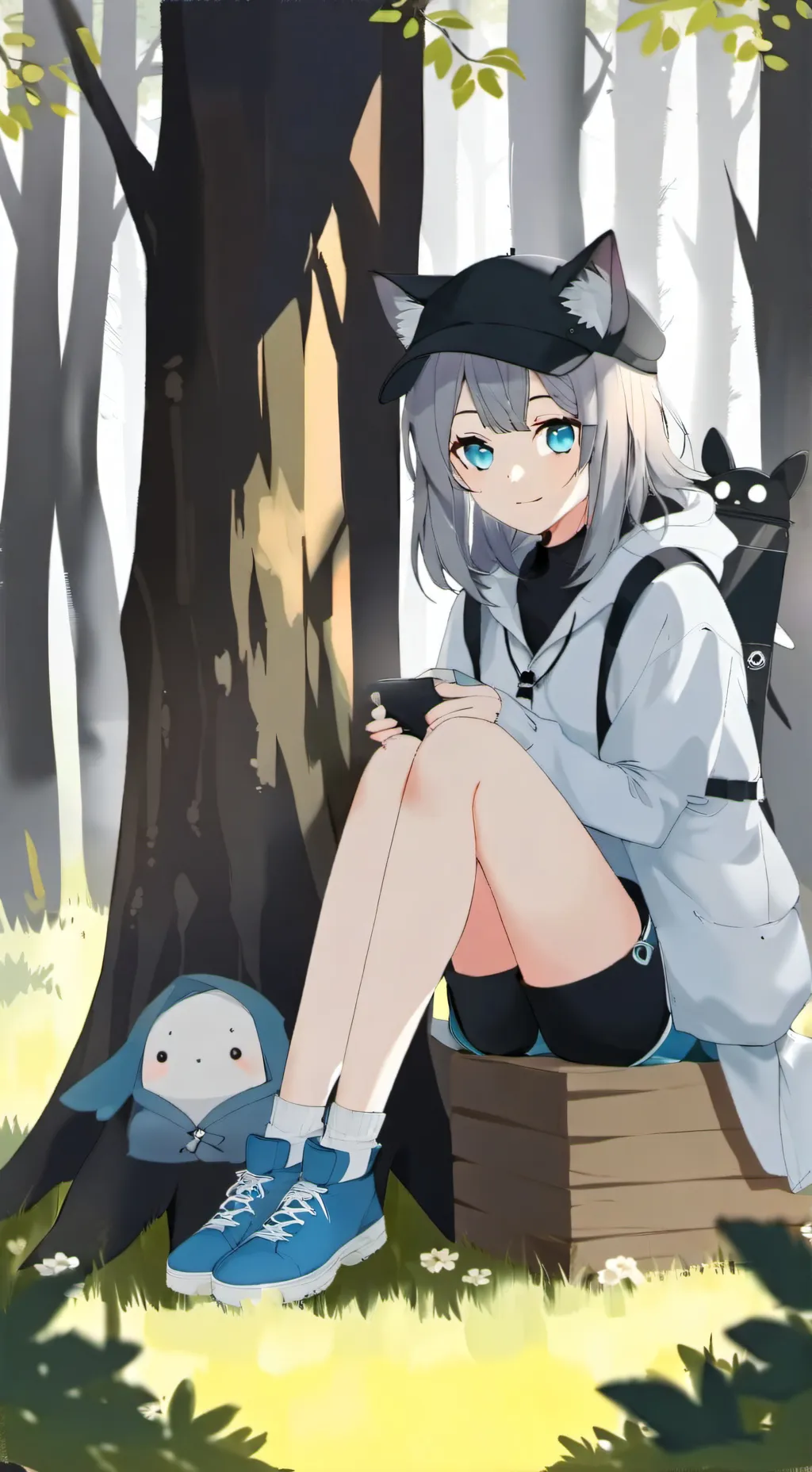 ai character: Raven background