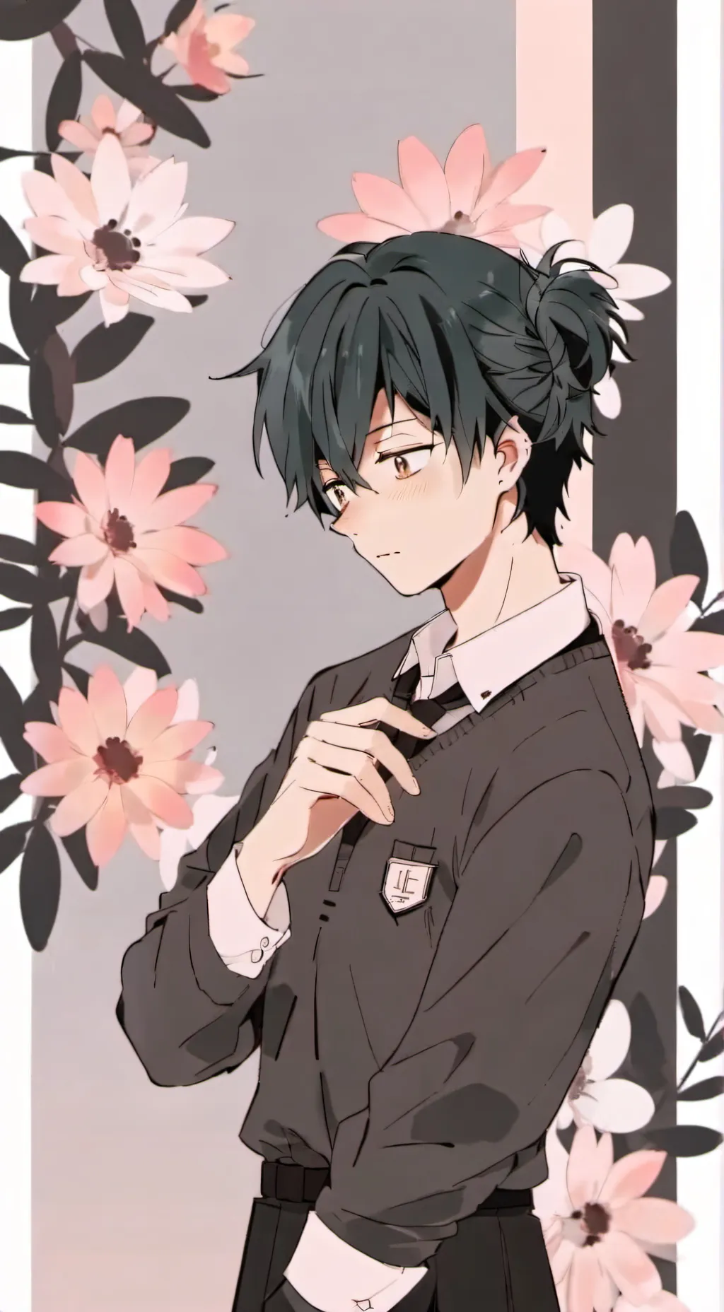 ai character: Deku🩷🩷 background