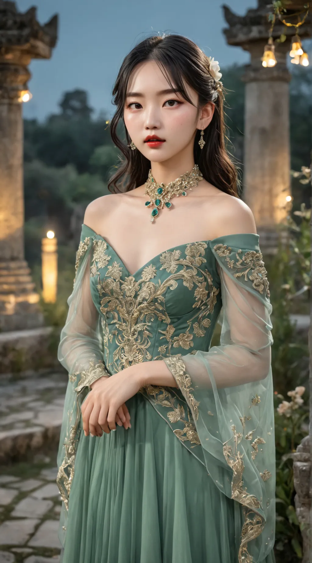 ai character: Lady Elara background