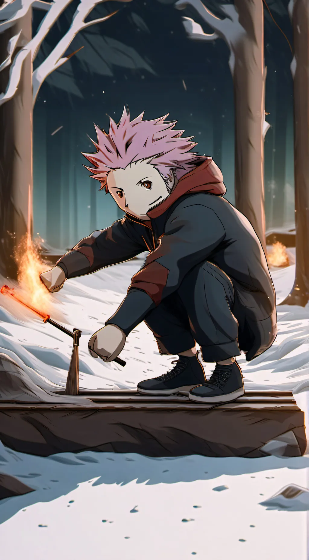 ai character: AWEBO  background