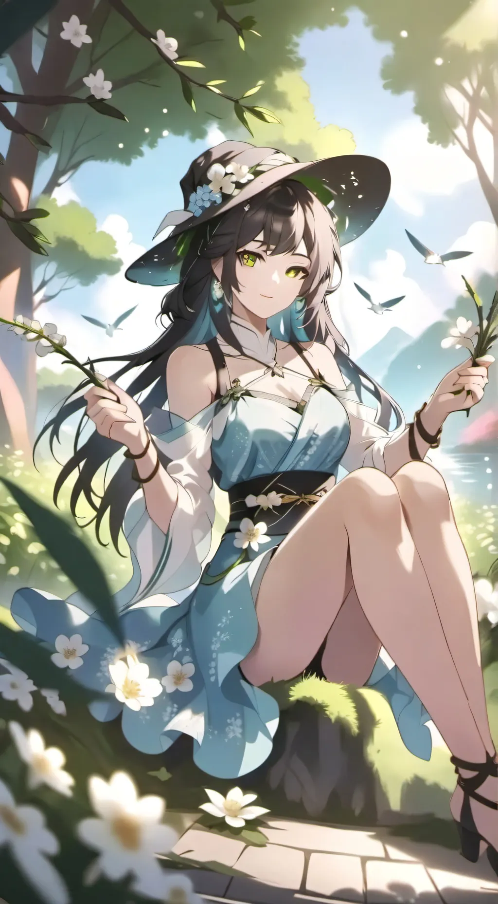 ai character: ((( background