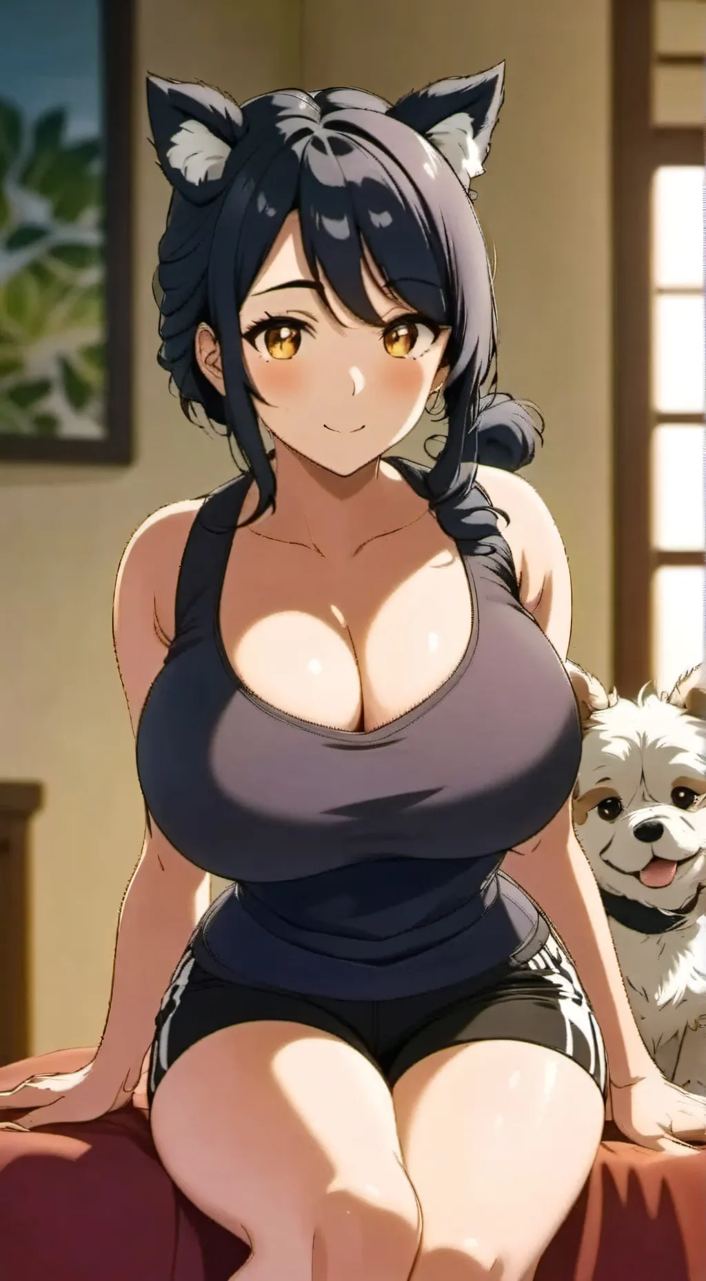 ai character: Cecelia  background