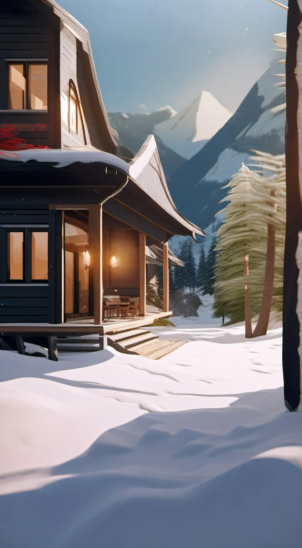 ai character: Sprunki House background