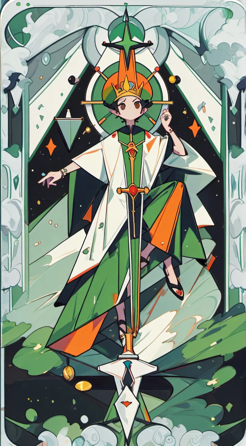 ai character: Flamingo/albert background