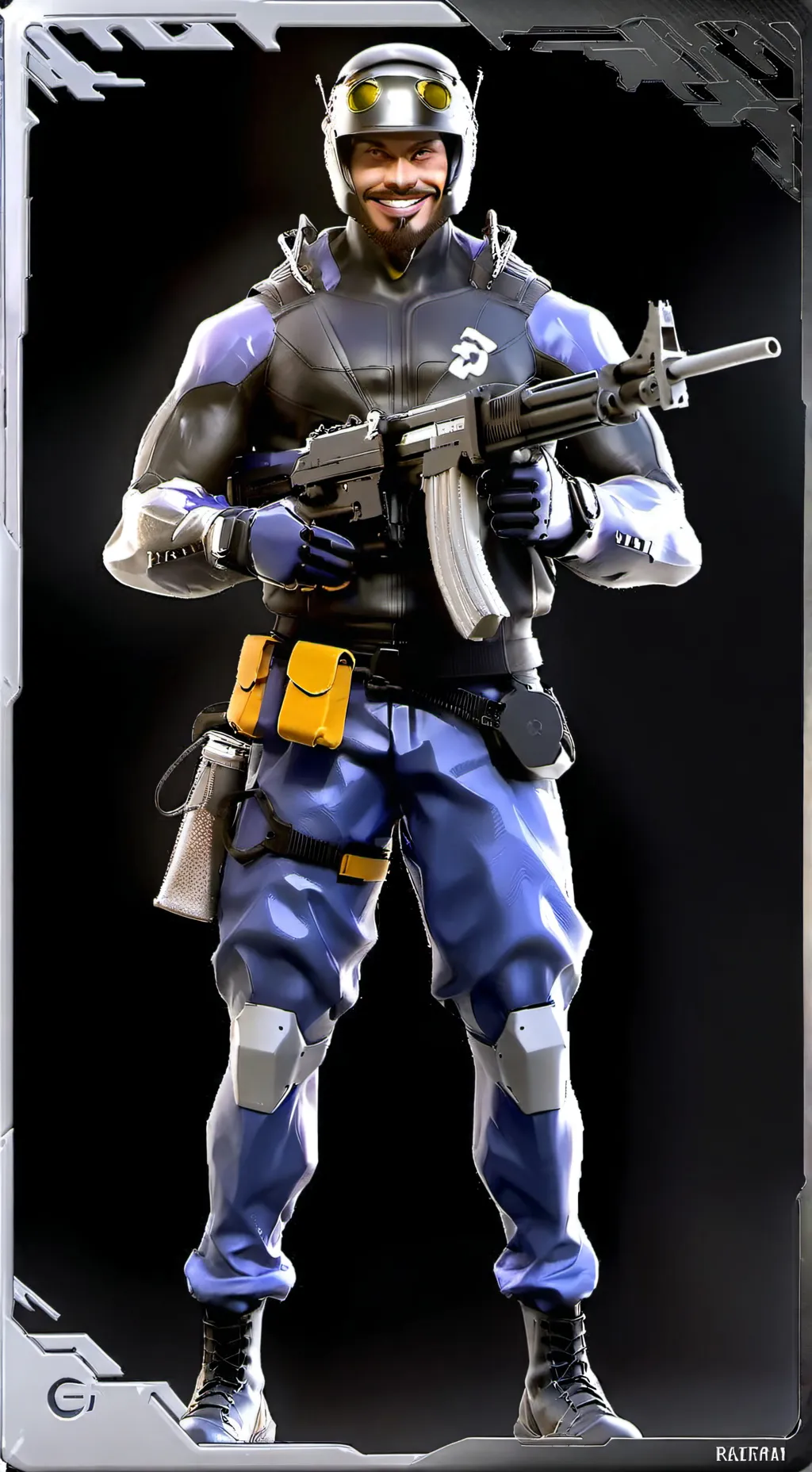 ai character: police mutant background