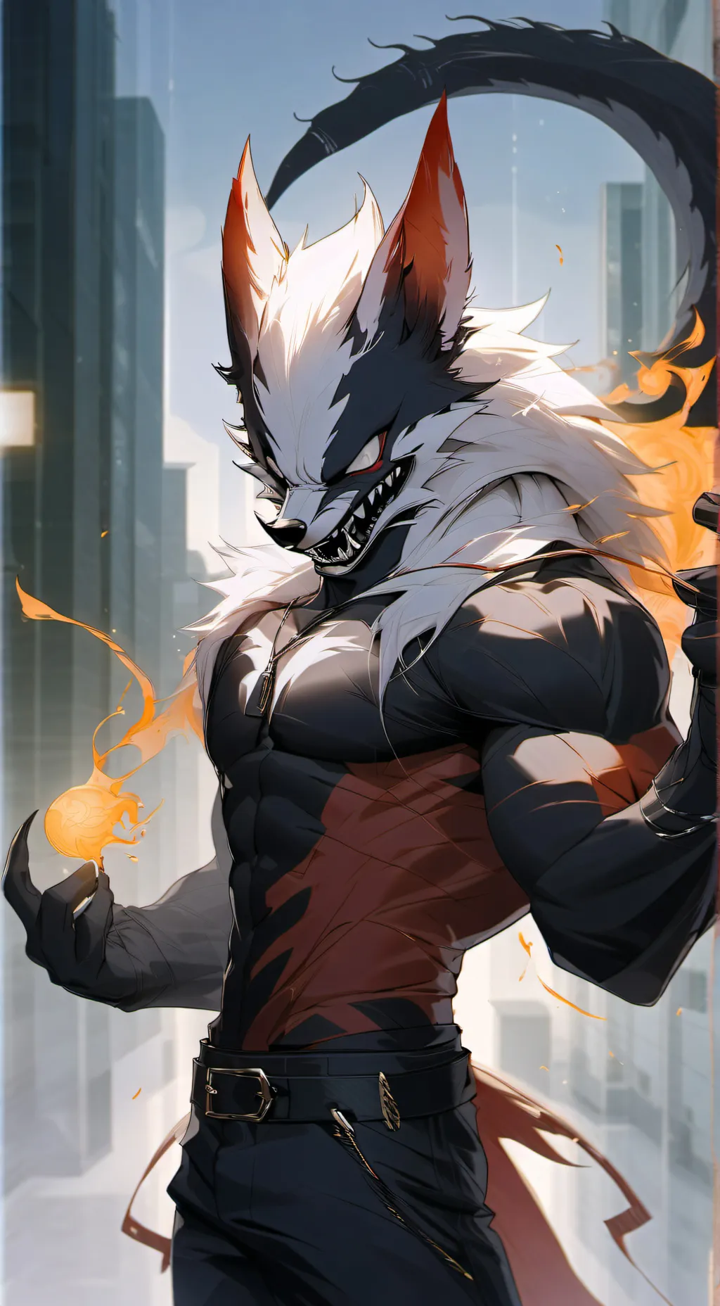 ai character: démon renard background