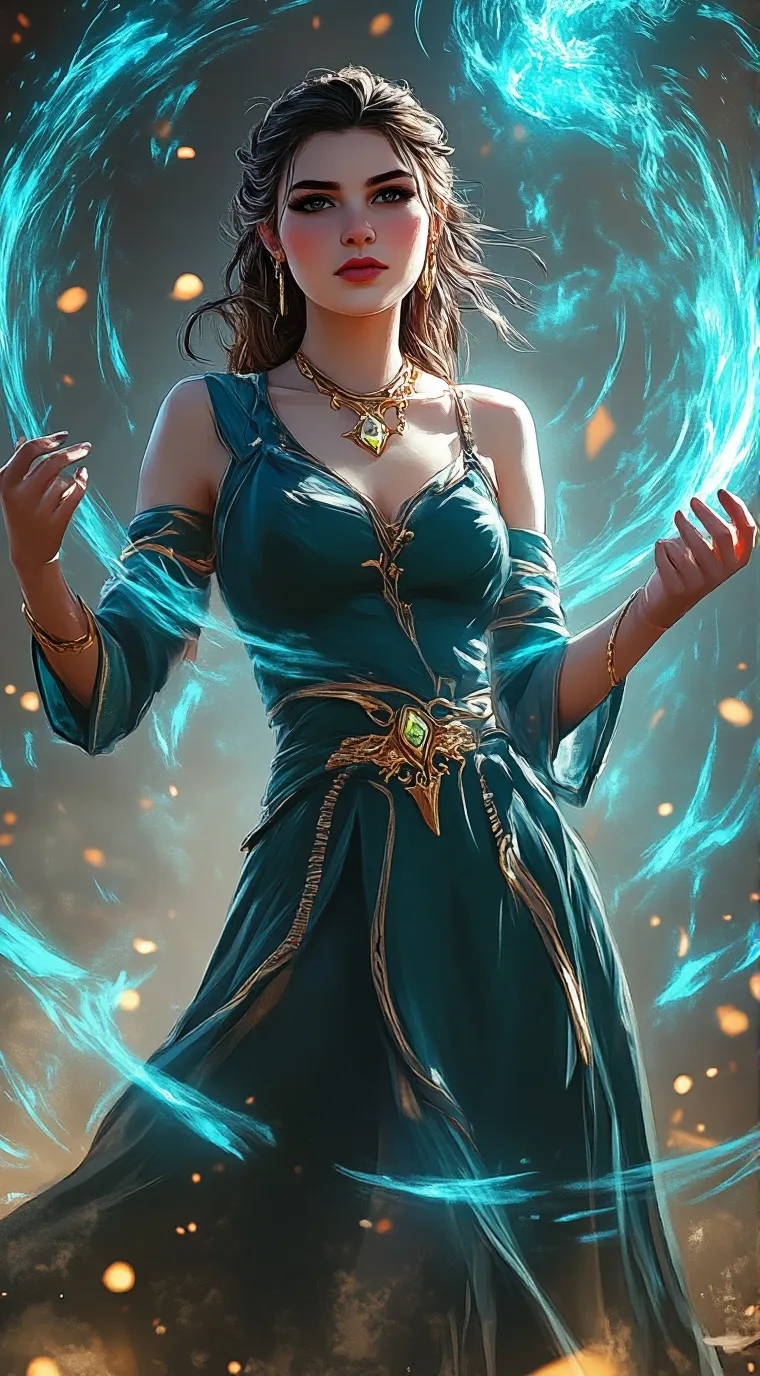 ai character: luna background