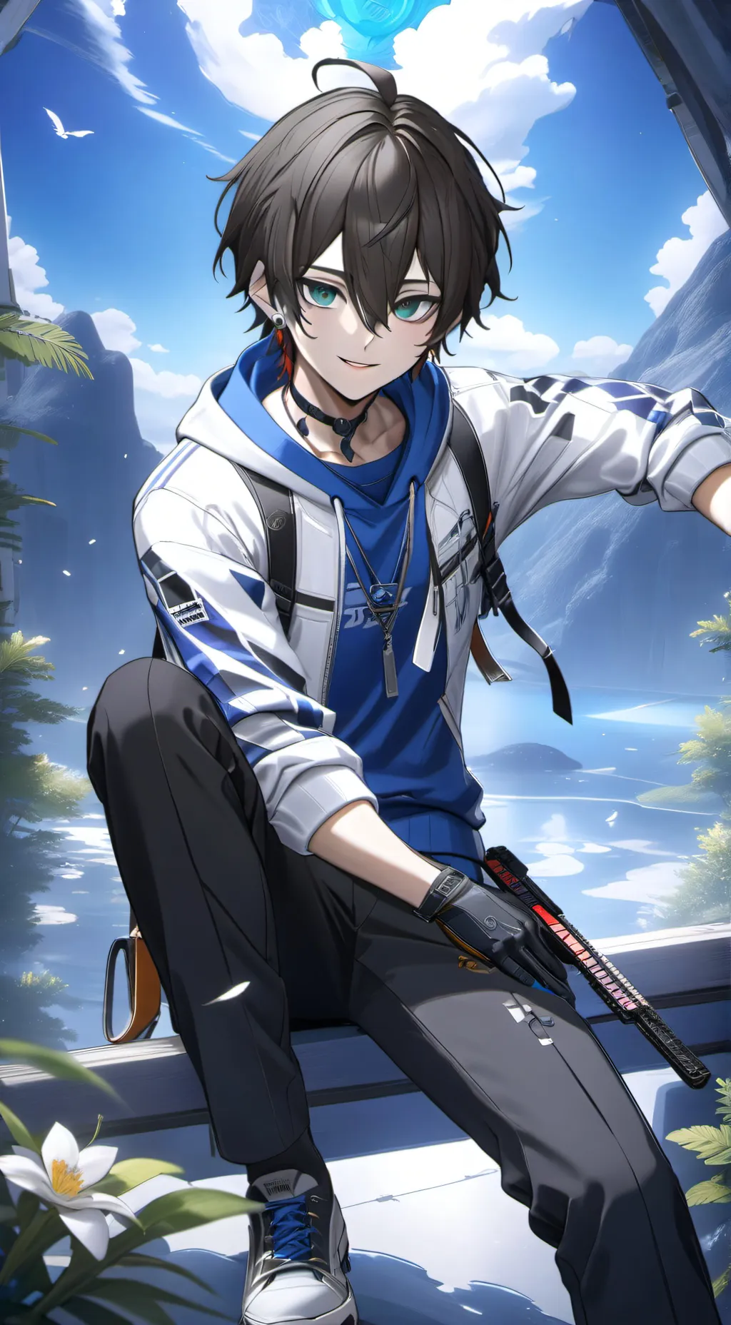 ai character: Никита background