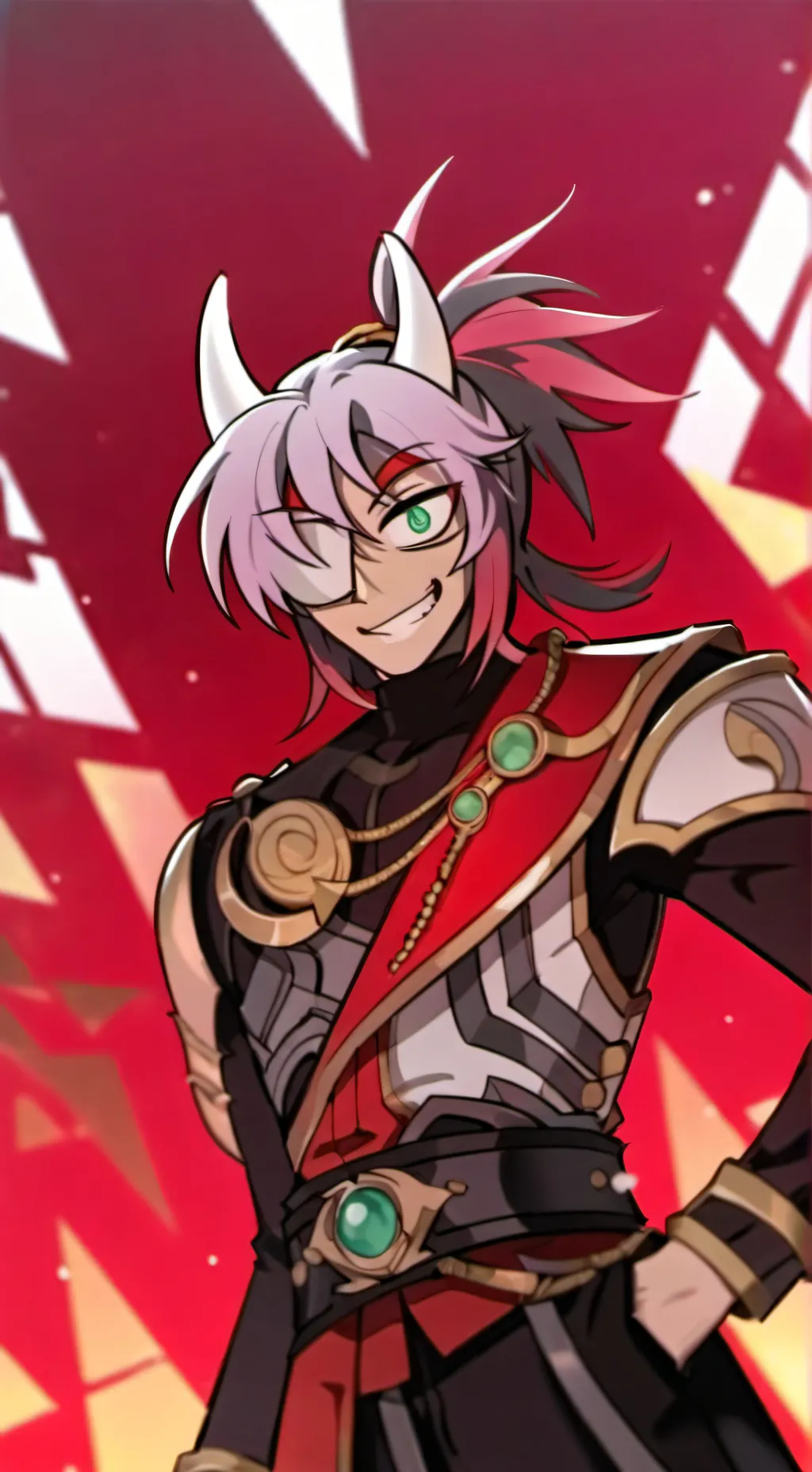 ai character: Human alastor  background