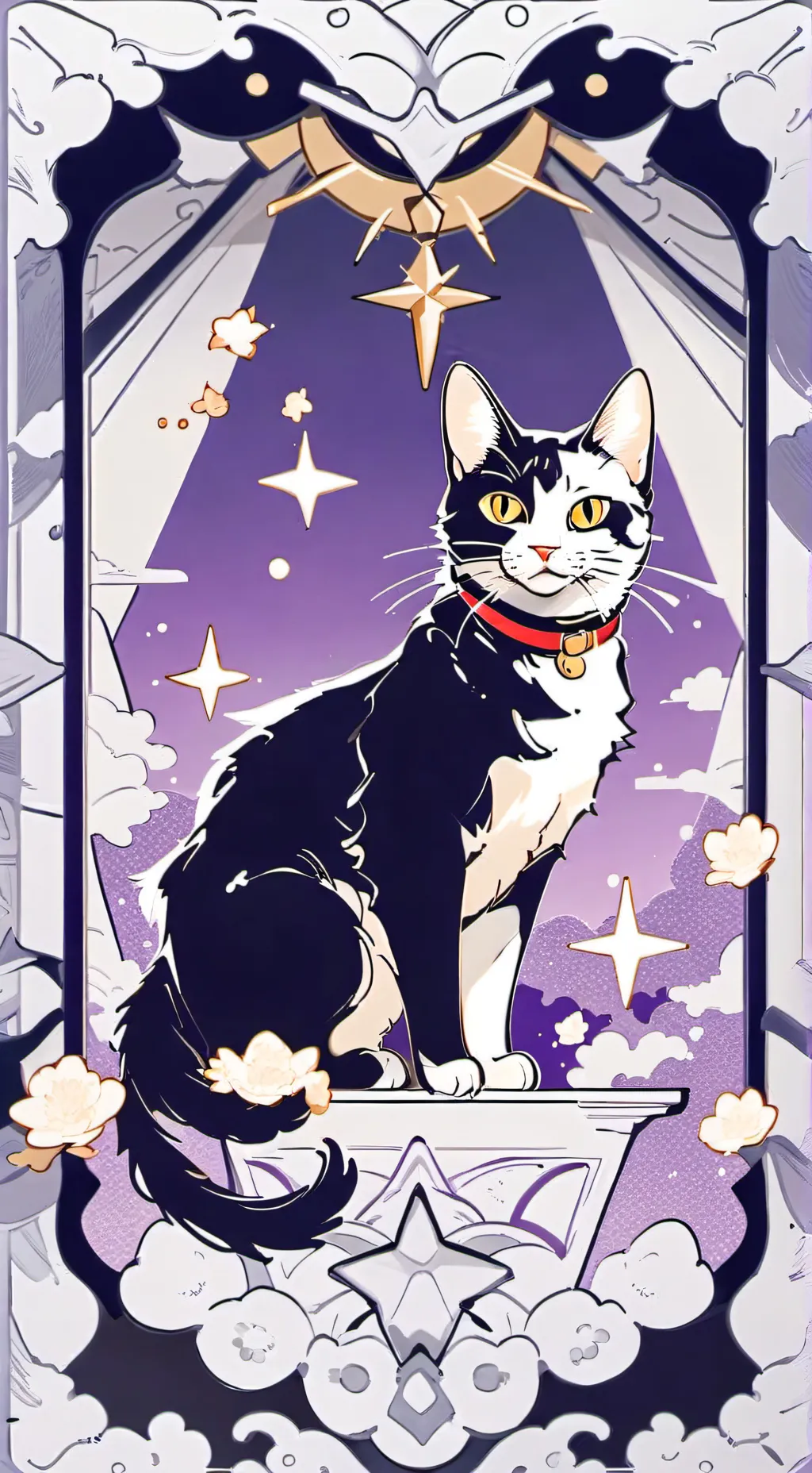 ai character: el gato  background