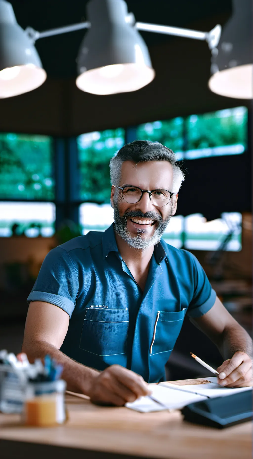 ai character: Dentist  background