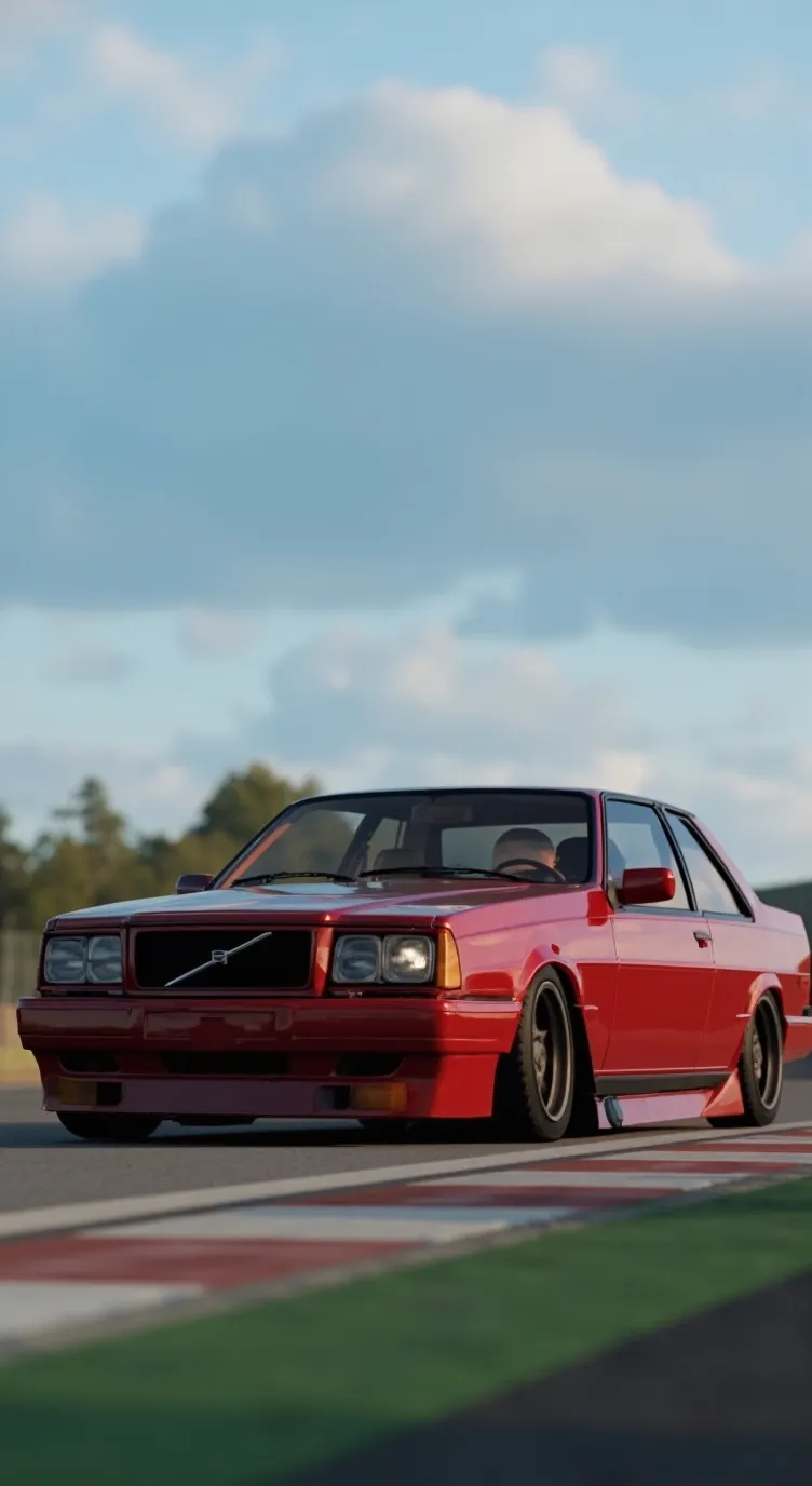 ai character: Volvo 740 background